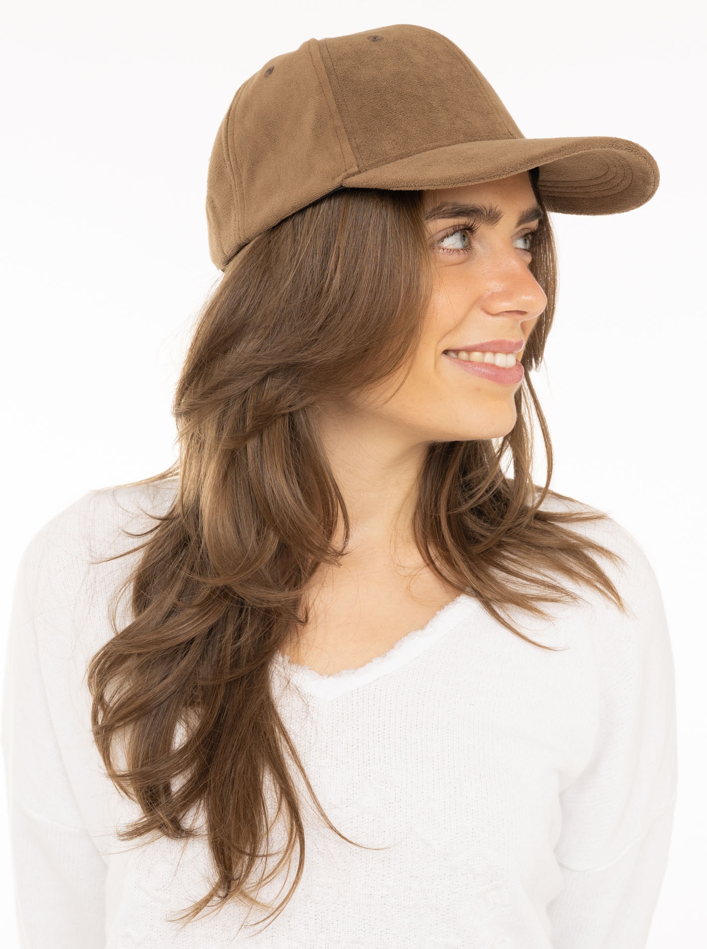 Zwillingsherz Casquette de baseball »"Velour"« Samtiges Material, unifarben