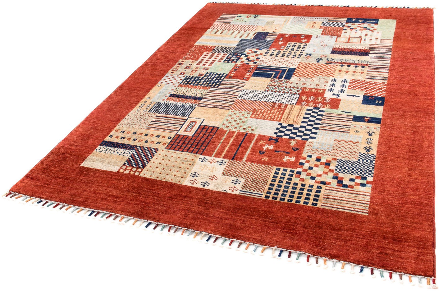 Image of morgenland Orientteppich »Ziegler - 217 x 165 cm - dunkelrot«, rechteckig, 6 mm Höhe, Wohnzimmer, Handgeknüpft, Einzelstück mit Zertifikat bei Ackermann Versand Schweiz