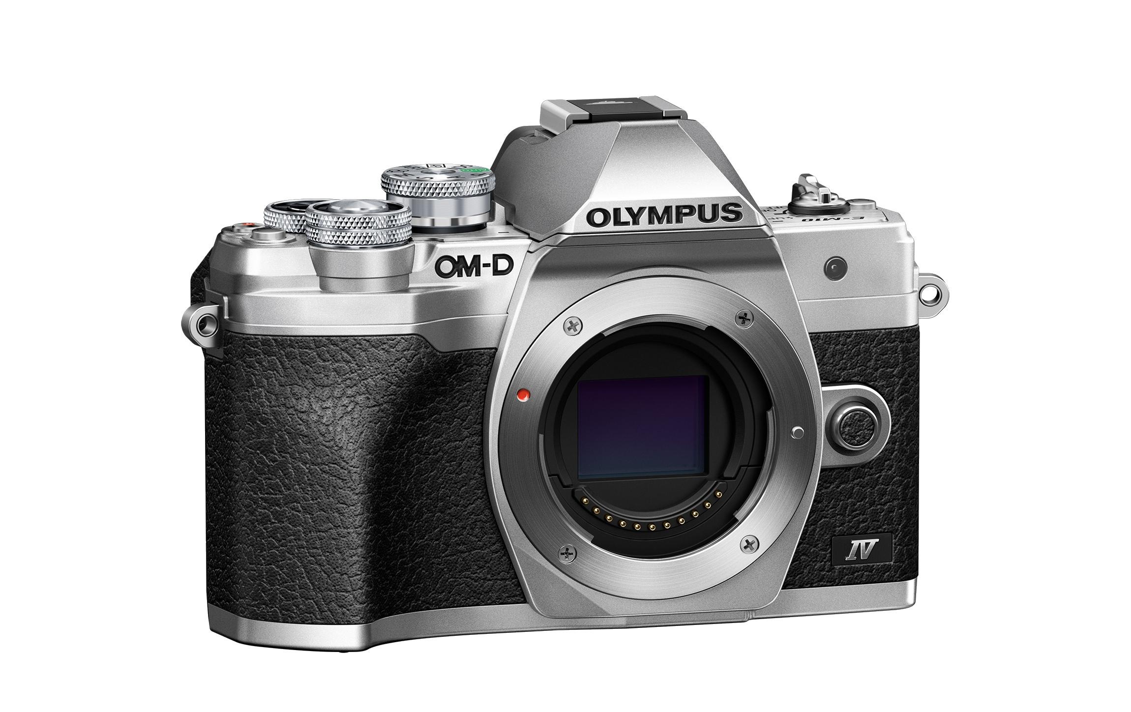 Olympus Kompaktkamera »E-M10 Mark IV Body Silber«, 20,3 MP, WLAN (WiFi)