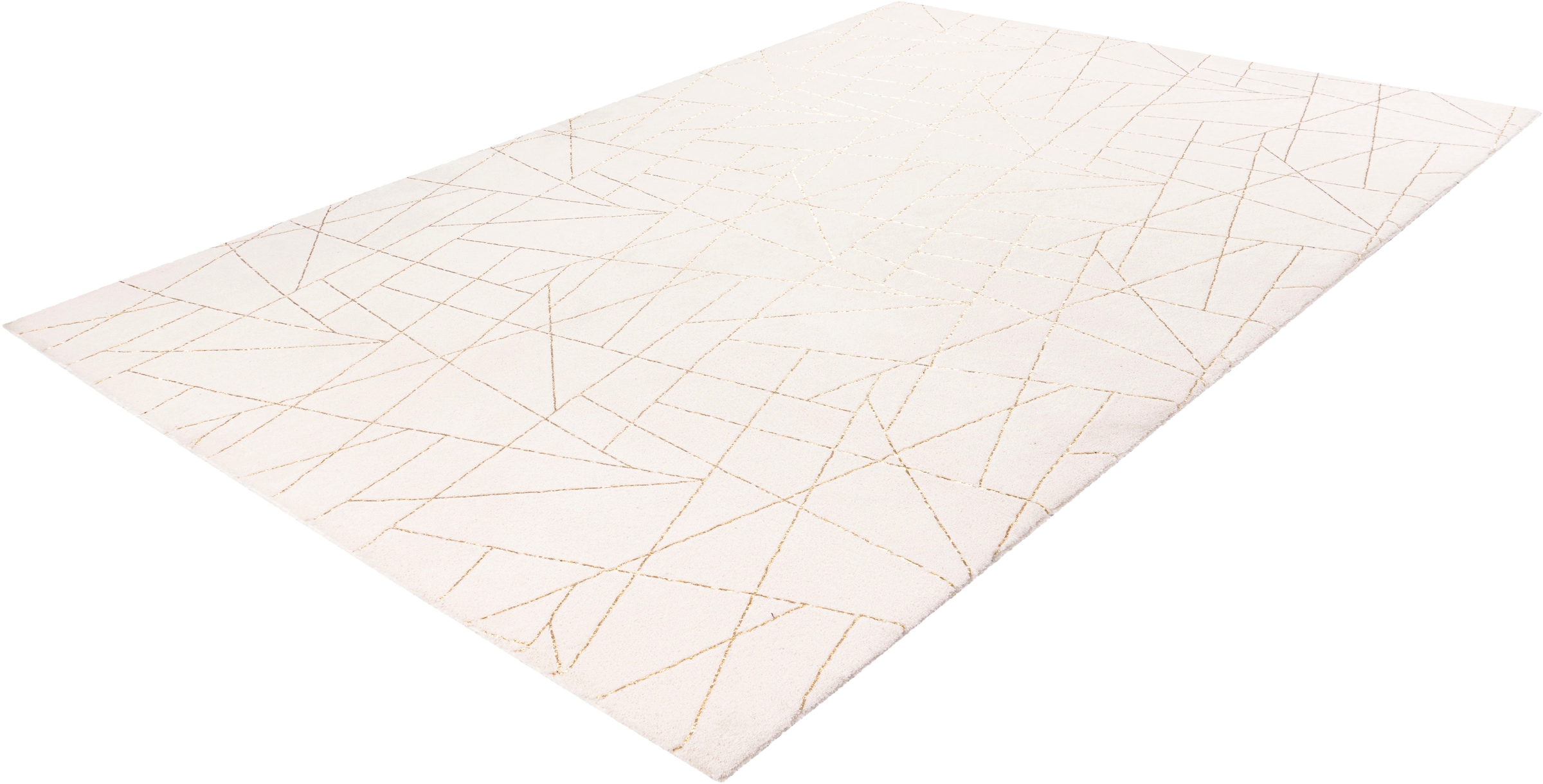 me gusta Tapis »Bijou 125« Rectangulaire 20 mm Höhe effet brillant, poil doux, salon, chambre