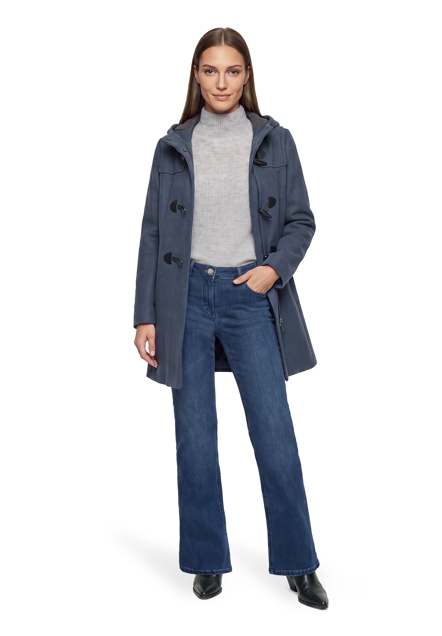 Gil Bret Dufflecoat Manteau style duffle-coat avec capuche/avec laine