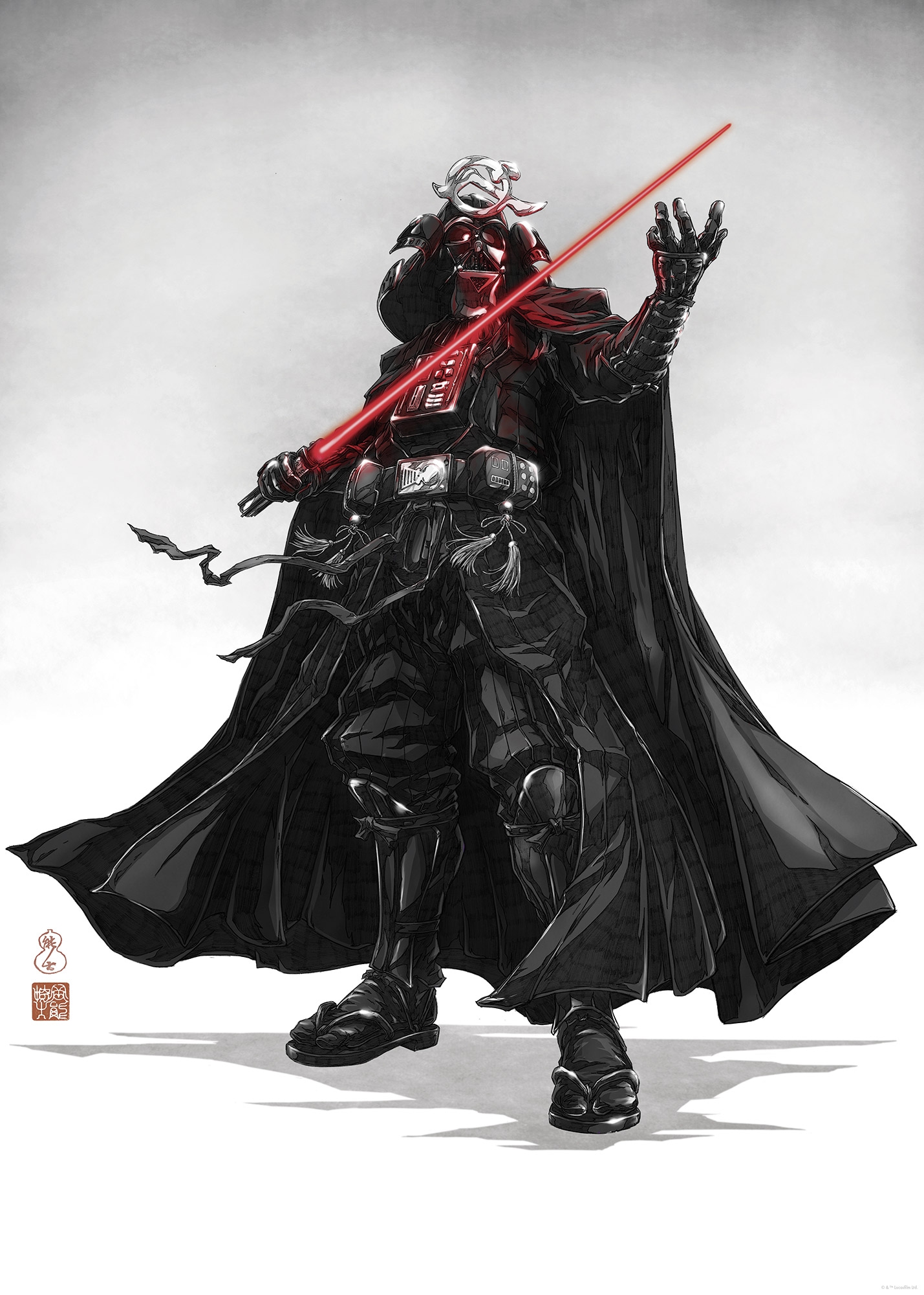 Komar Wandbild »Star Wars Vision Samurai Dark Lord« Disney Set, 1 Stk. tlg. 50 x 70 cm (Breite x Höhe) - Kinderzimmer, Dekoration