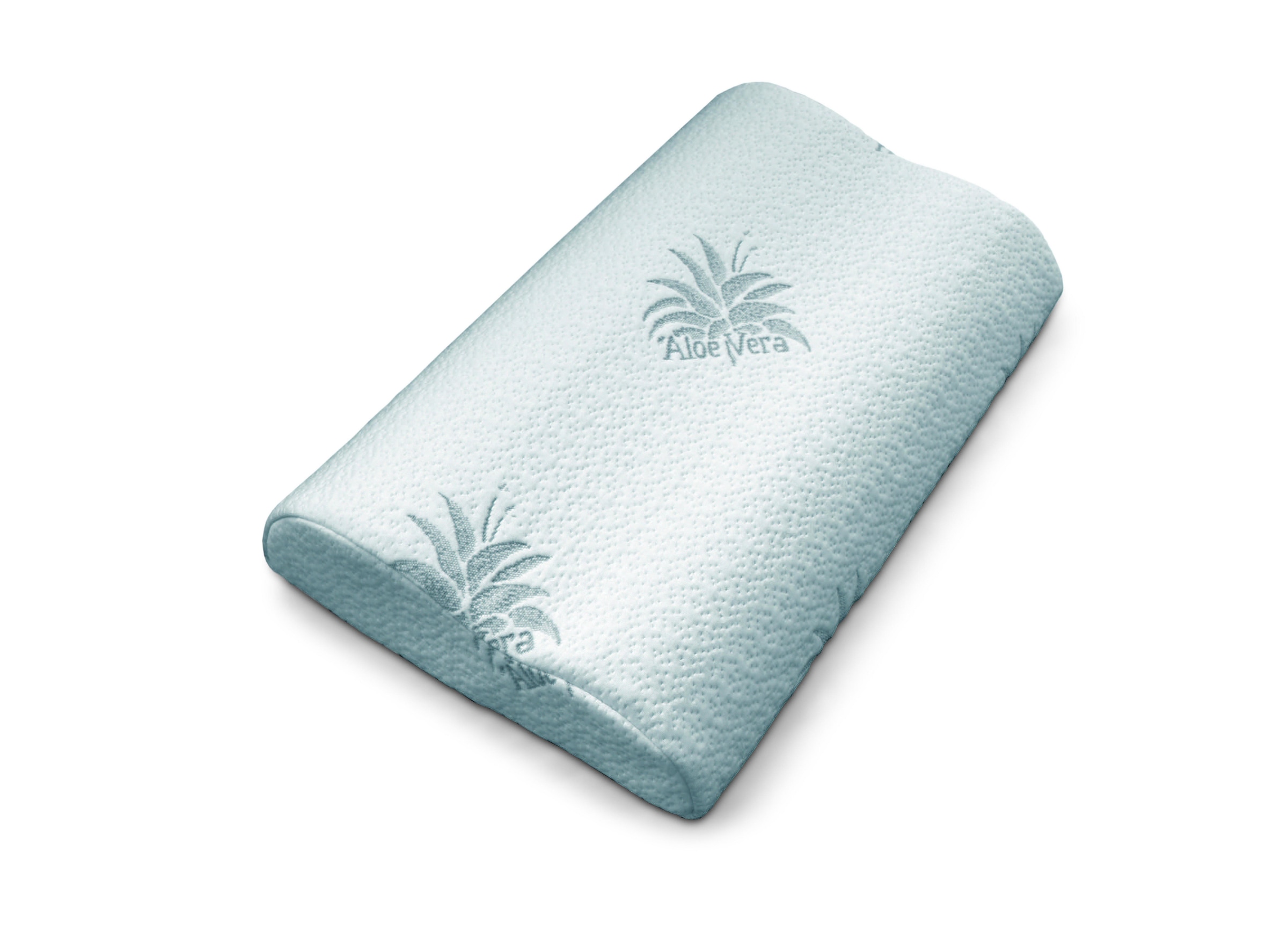 billerbeck EDITION Nackenstützkissen »Vita Aloe Vera«, Füllung: 100% PU, Visko-Schaumkern (mit Aloe Vera Micro-Partikeln), Bezug: Doppelgewirke mit Aloe Vera-Ausrüstung, 60% Polyester, 40% Viskose, (1 St.)