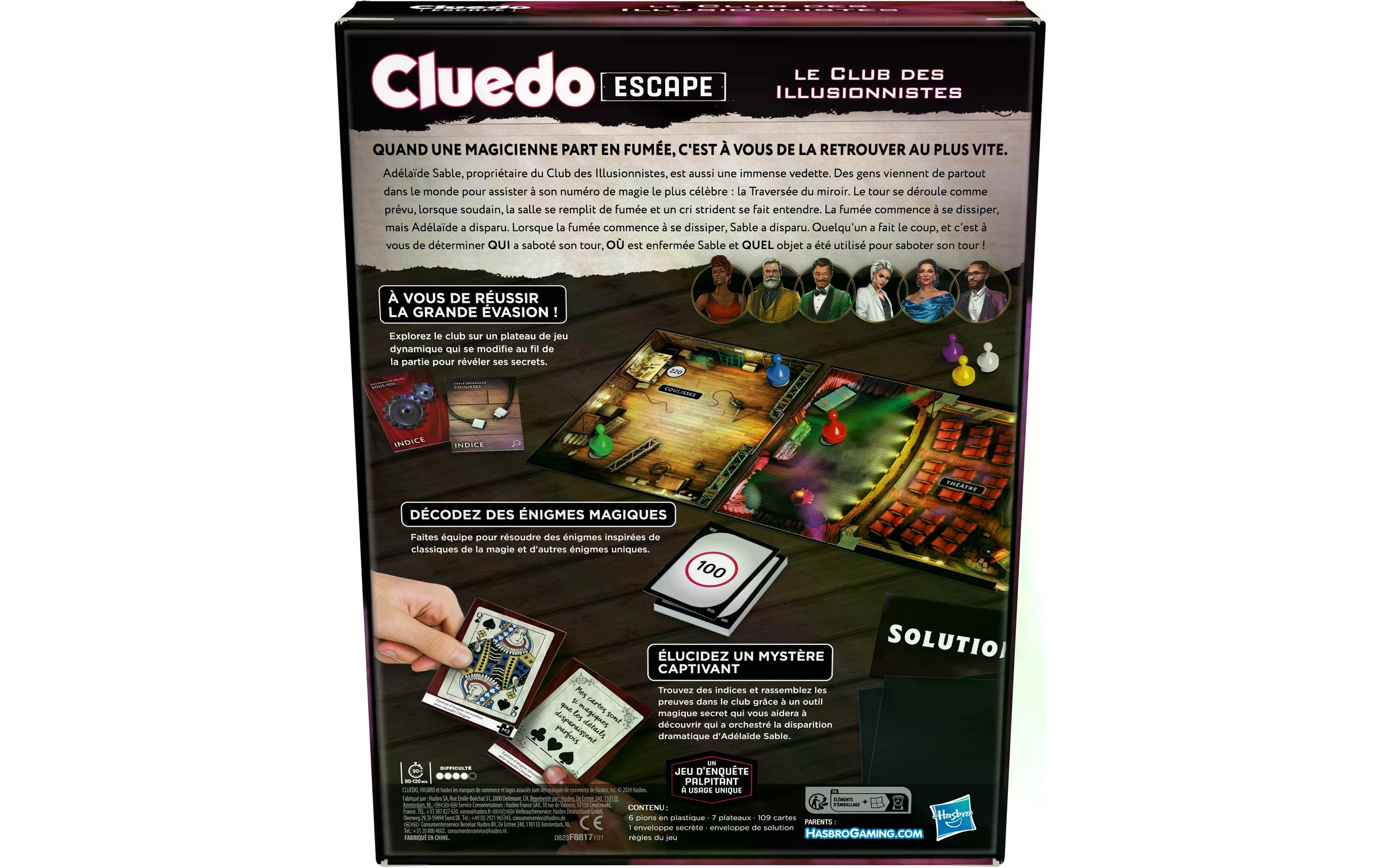 Rotho Babydesign Spiel »Cluedo Escape: Le Club des Illusionistes -FR-«