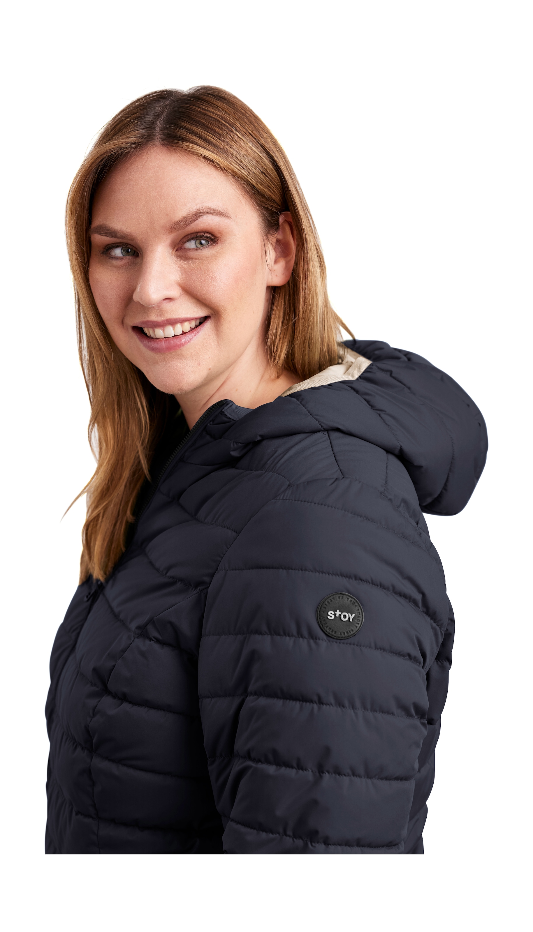 STOY Steppjacke »STS 3 WMN QLTD JCKT«, atmungsaktive, wasserabweisende Damen Steppjacke in grossen Grössen
