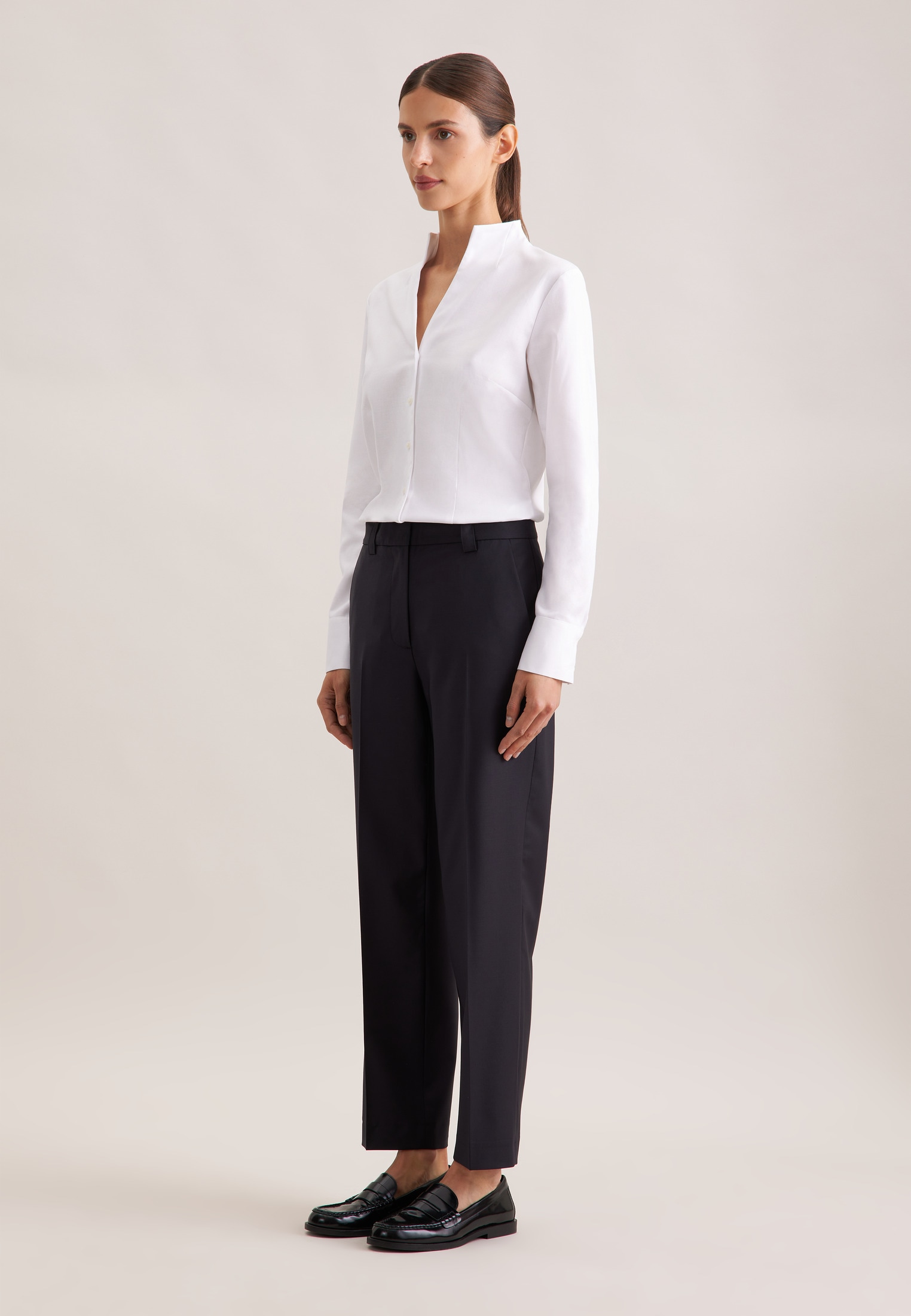 seidensticker Klassische Bluse 1/1 Kragen Uni