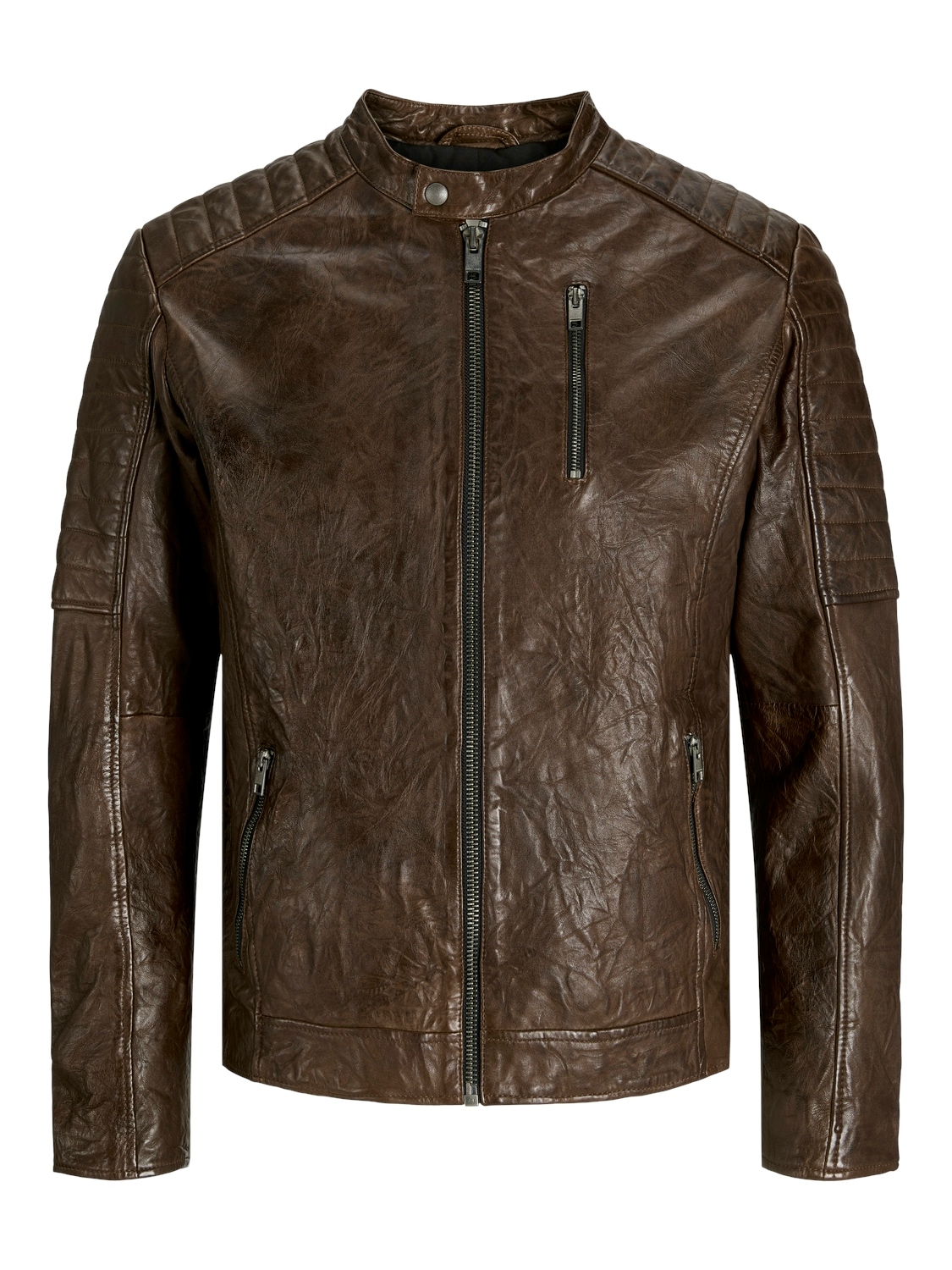 Jack & Jones Lederjacke »JJERICHARD LEATHER JACKET NOOS«