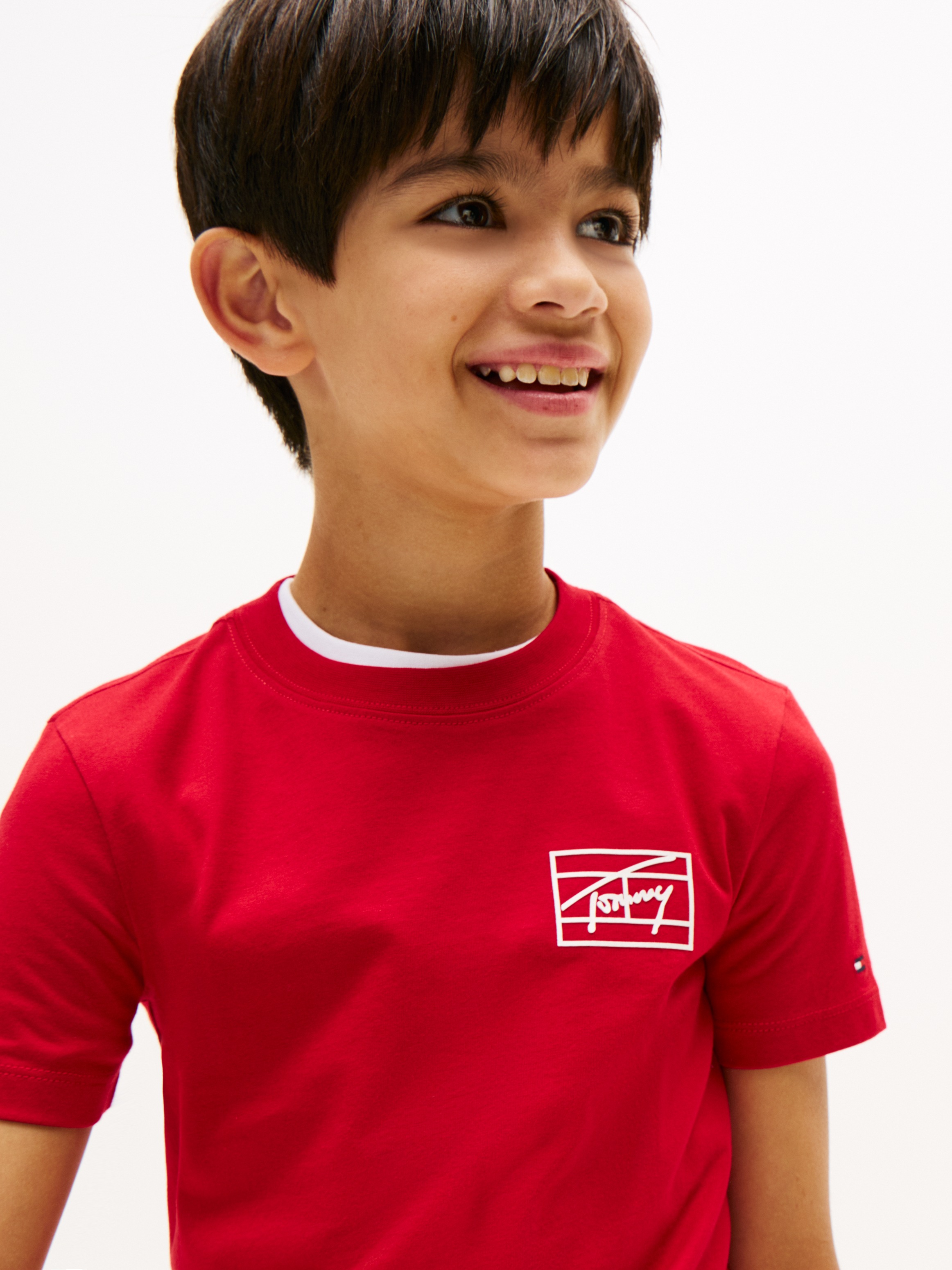 Tommy Hilfiger T-Shirt »VARSITY PRINT TEE SS«, Kinder bis 16 Jahre