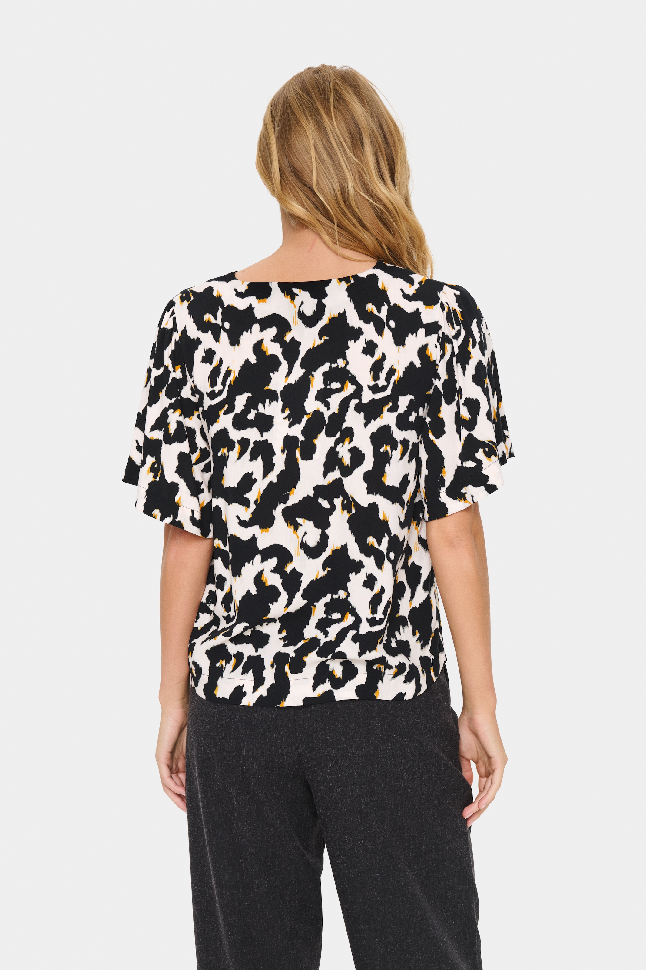 Saint Tropez Kurzarmbluse »MarcaSZ Blouse«
