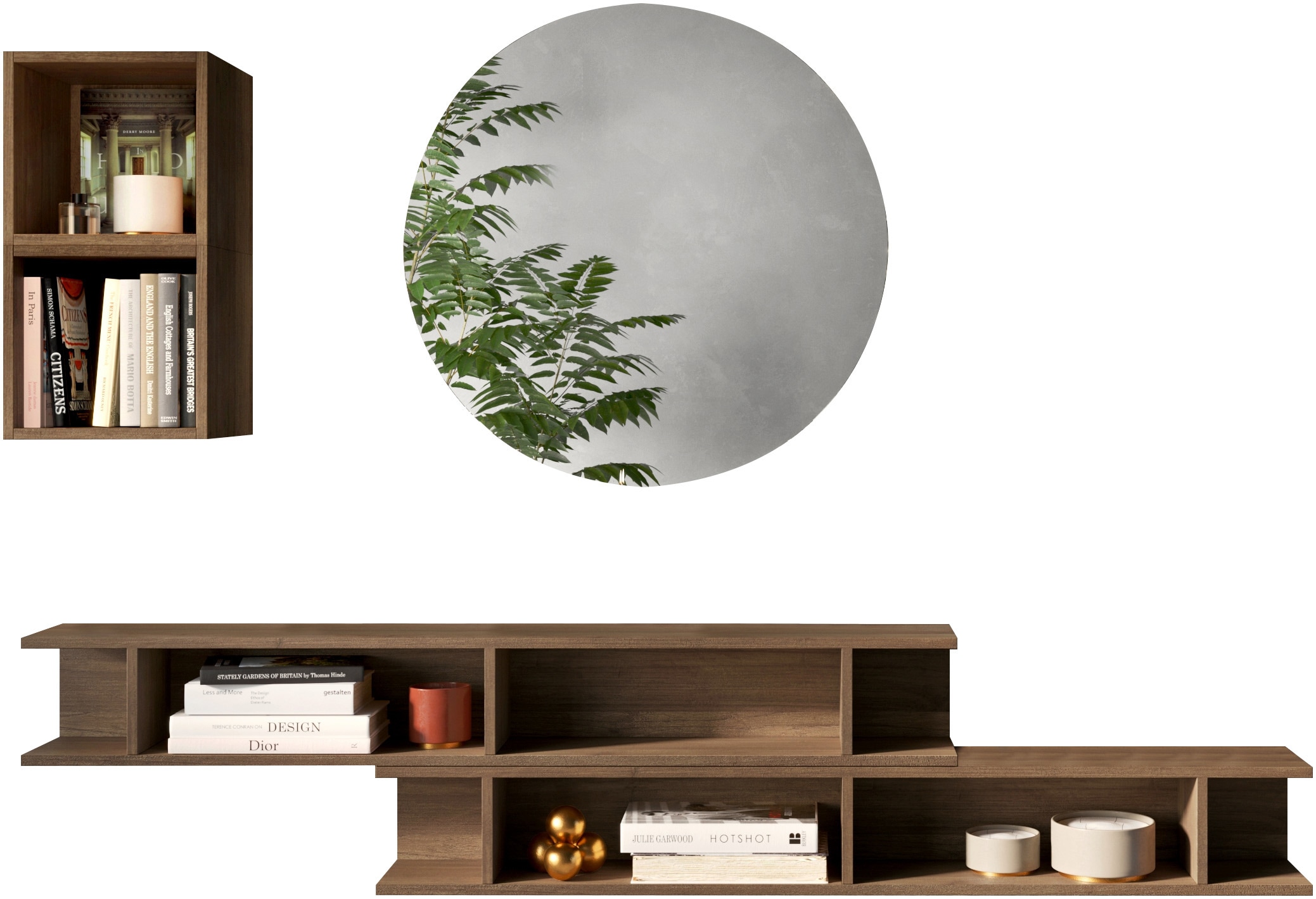 Image of Home affaire Garderoben-Set "Infinity, 4tlg. Breite 170 cm, Höhe variabel, moderne Garderobe" Spar-Set, 4 Stk. tlg.