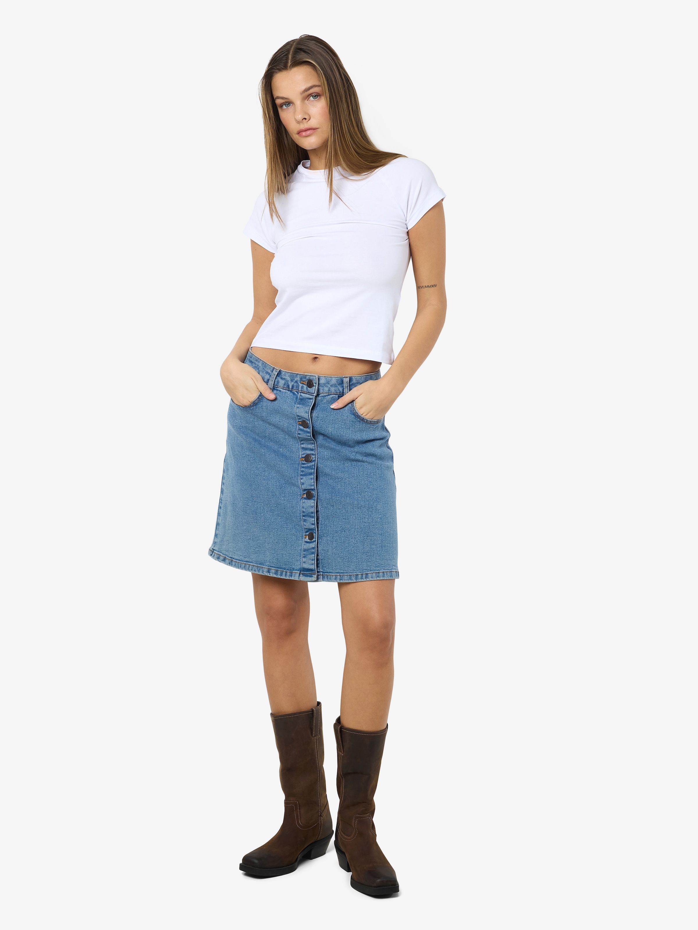 Noisy may Jeansrock »NMRONNIE NW A SHAPE SKIRT VI375LB NOOS«