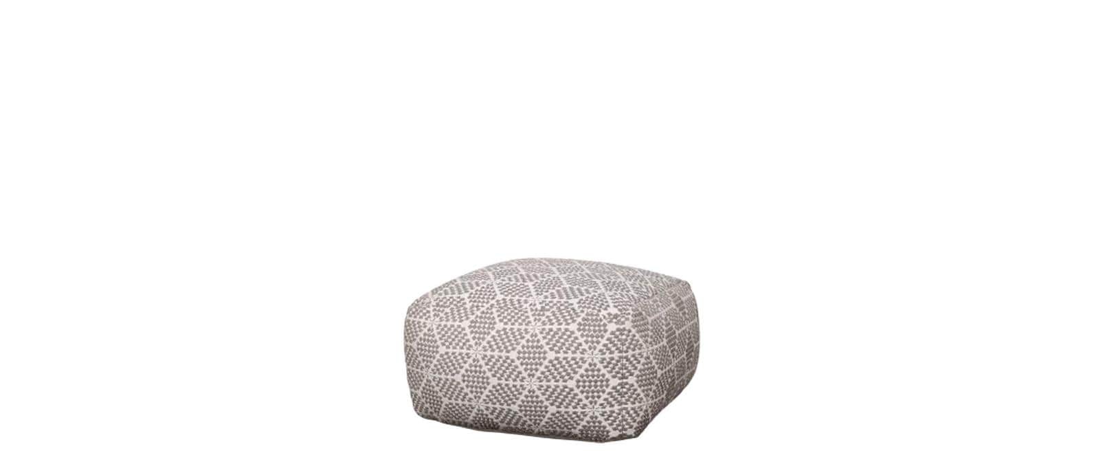 Image of Pouf "Chic Antique Pouf gemustert 50 cm" 1 Stk. tlg.