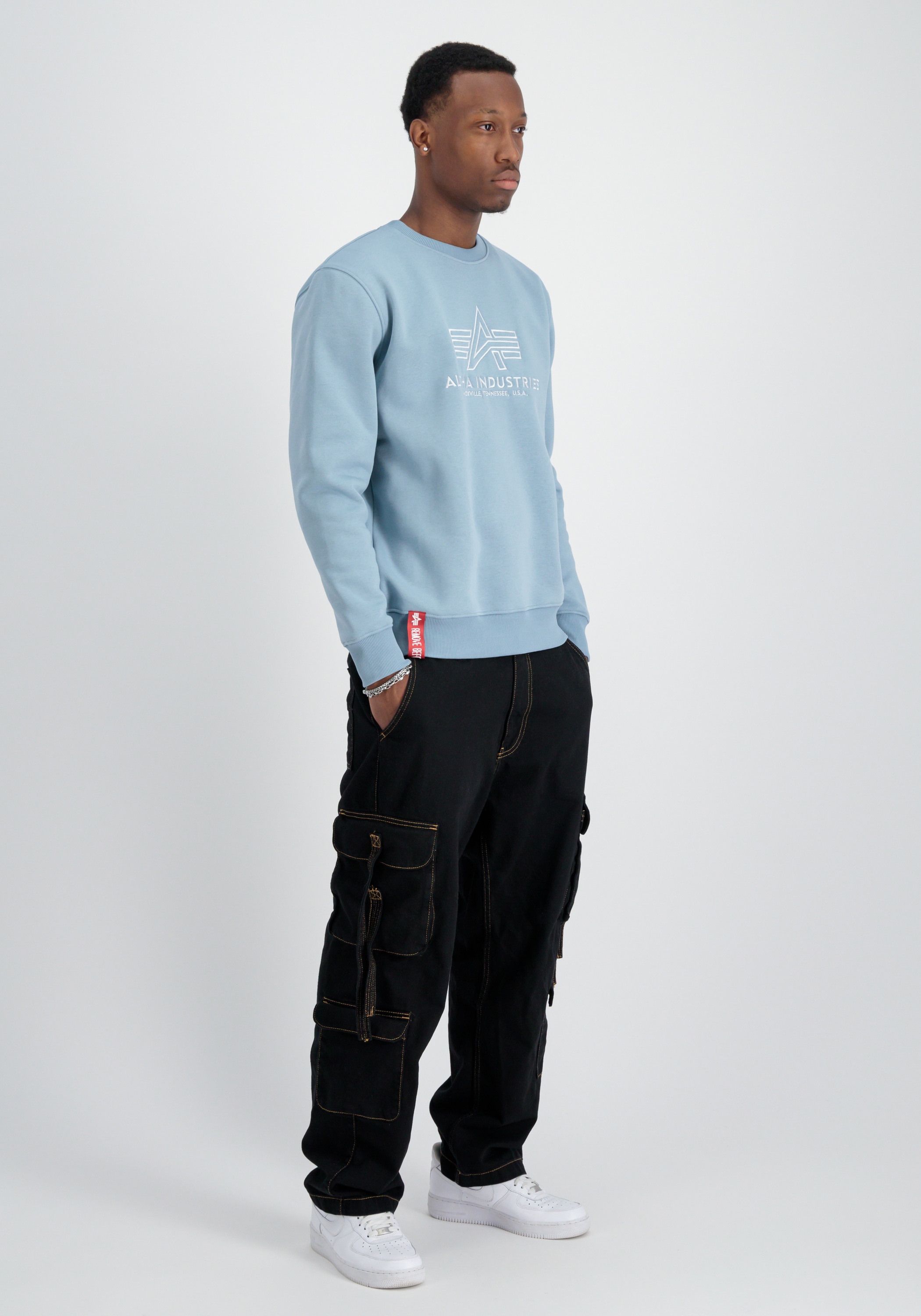 Alpha Industries Sweater »Alpha Industries Men - Sweatshirts Basic Sweater Embroidery«