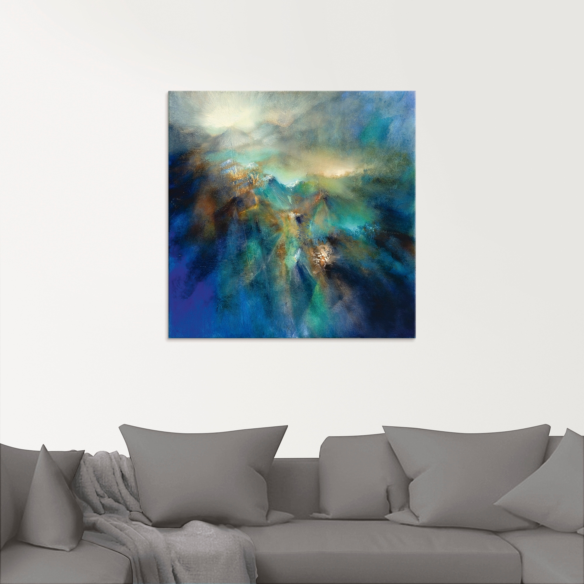 Artland Tableau en verre »Über allen Gipfeln« 1 cuis tlg. in verschiedenen Grössen