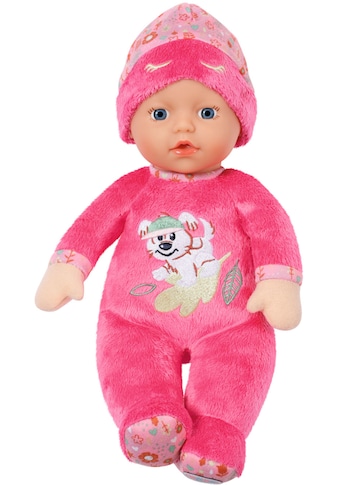 Babypuppe »Sleepy for babies, pink, 30 cm«, mit Rassel im Inneren