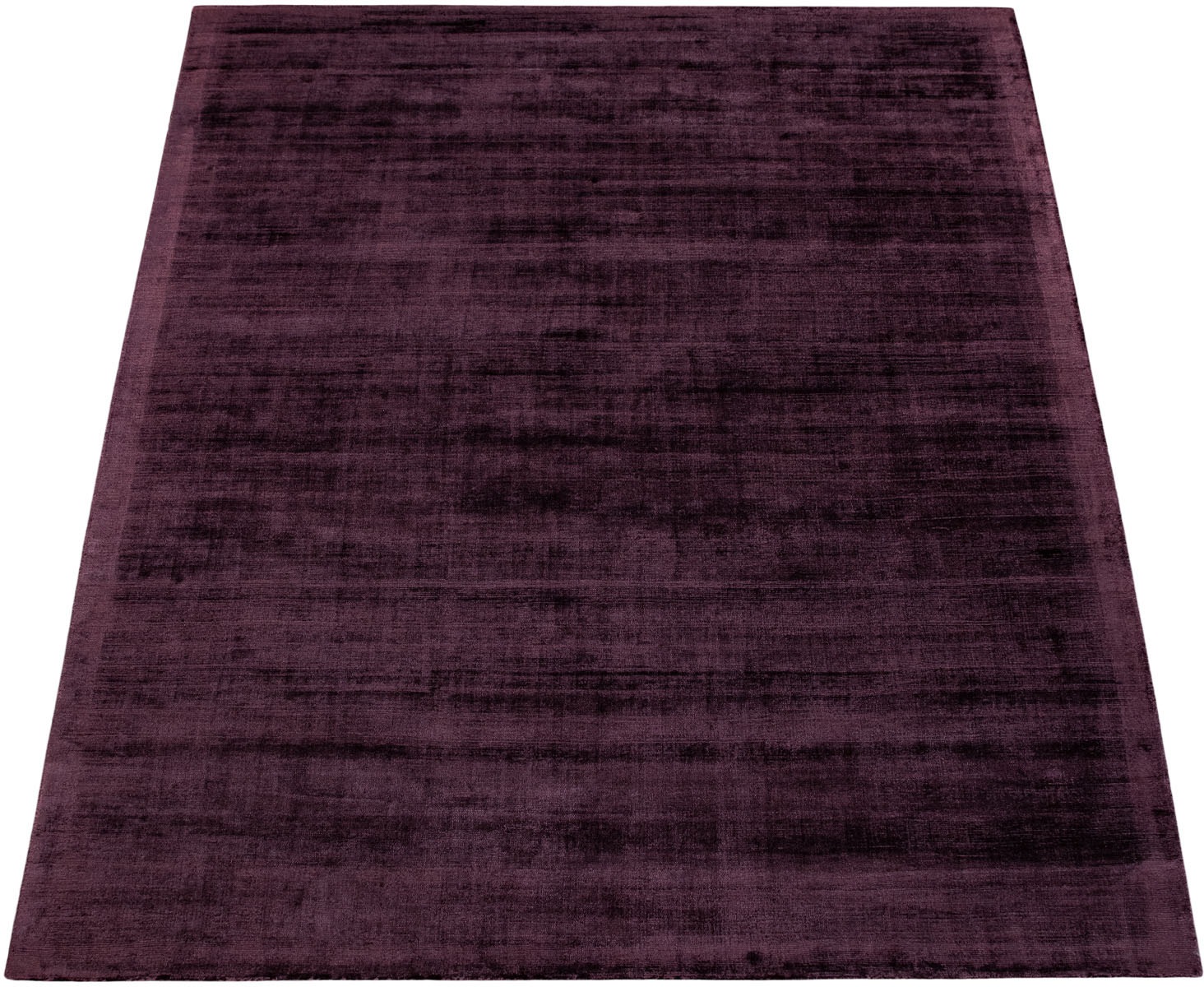 Image of Paco Home Teppich »Nagpur 260«, rechteckig, 8 mm Höhe, Handweb Teppich, Kurzflor, 80% Viskose, mit leichtem Schimmer, handgewebt, ideal im Wohnzimmer & Schlafzimmer bei Ackermann Versand Schweiz