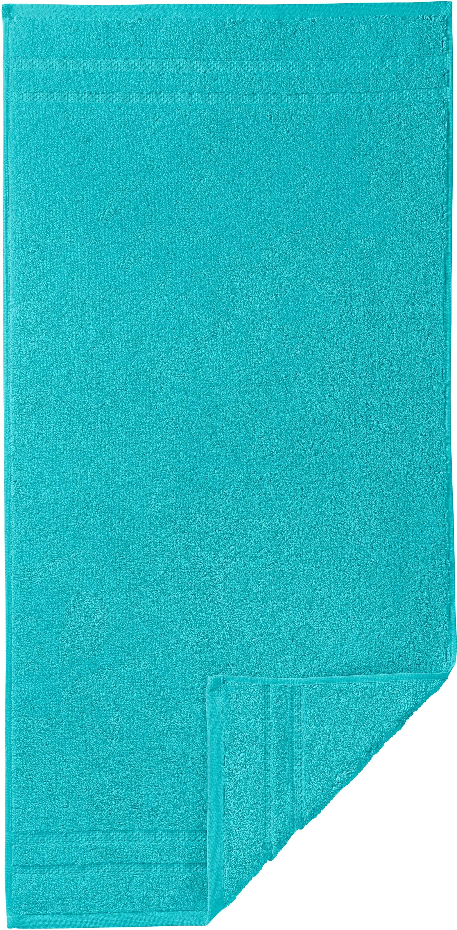 Streifenbordüre, (1 kaufen Baumwolle mit St.), Egeria Programm Uni »Micro saugfähig, Touch«, extrem reine Badetuch