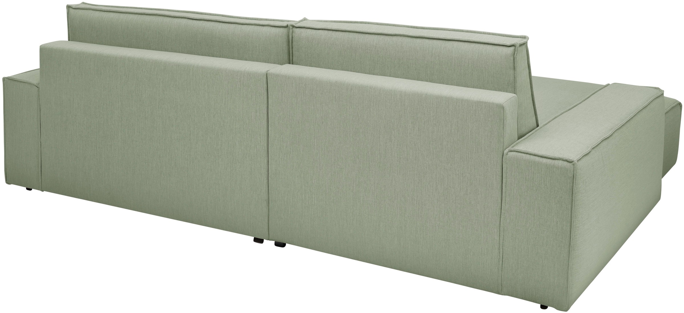 Home affaire Ecksofa »NEU: SHERWOOD XXL 284, Big-Sofa L-Form, tiefe Sitzfläche 95 cm, Cord«, Recamiere rechts/links, als Schlafsofa stellbar, Cord u. Leinenoptik