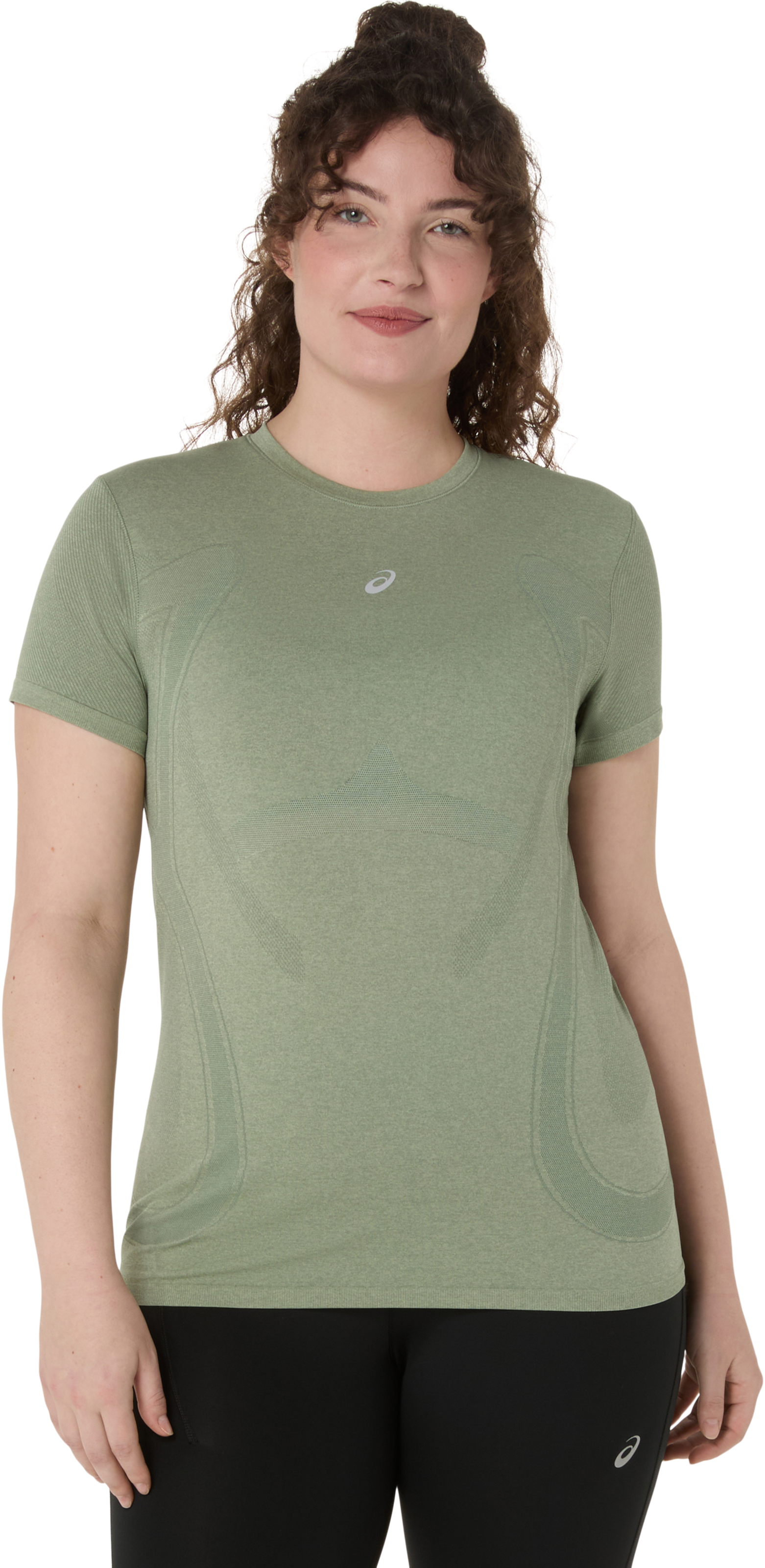 Image of Asics Laufshirt "ROAD SEAMLESS SS TOP" nahtlose Strickkonstruktion, mit kurzen Ärmeln, mit Daumenlöchern
