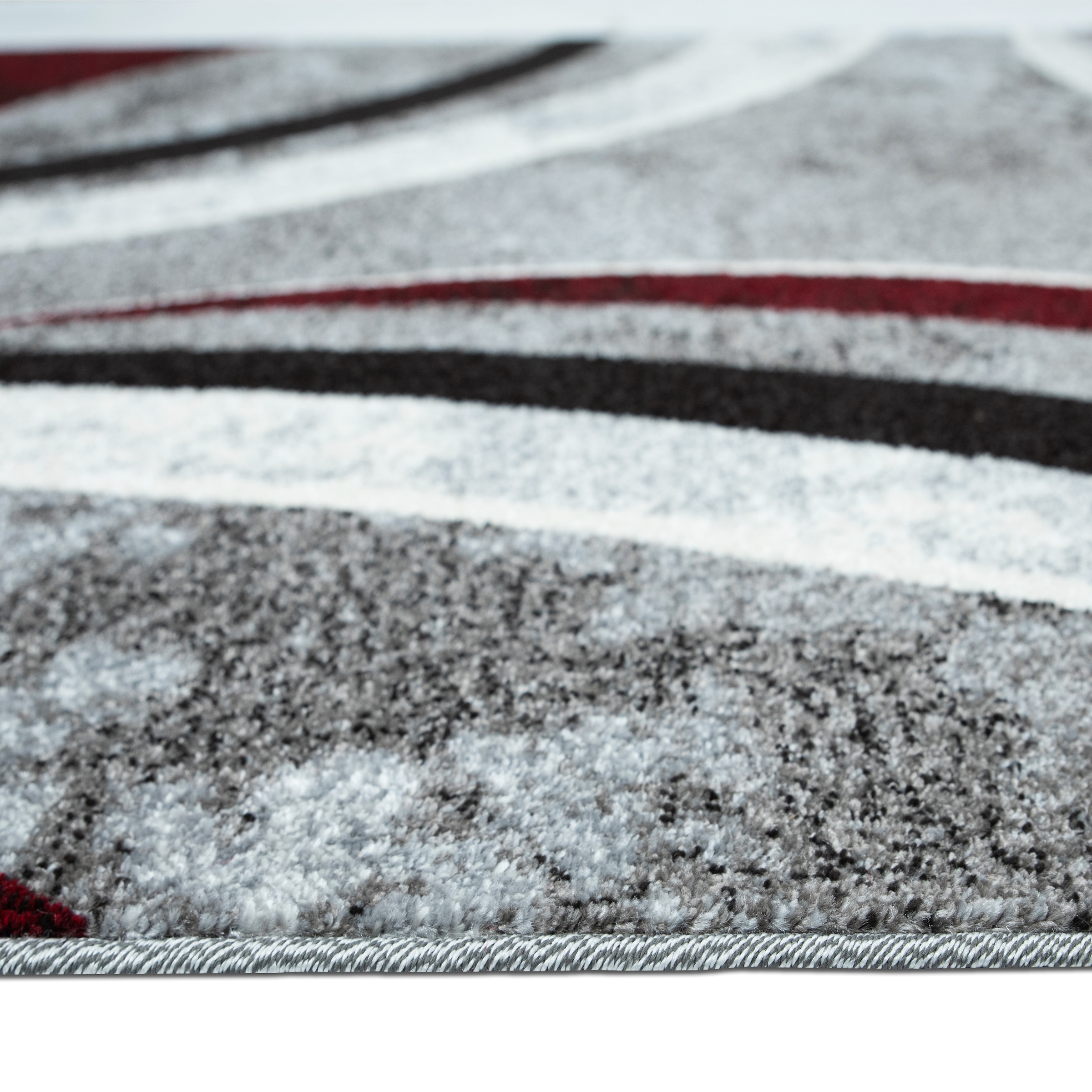 GOODproduct Teppich »Flow, geometrisches Design« rechteckig 9 mm Höhe grafisch, abstrakt, elegant, Wohnzimmer, Schlafzimmer