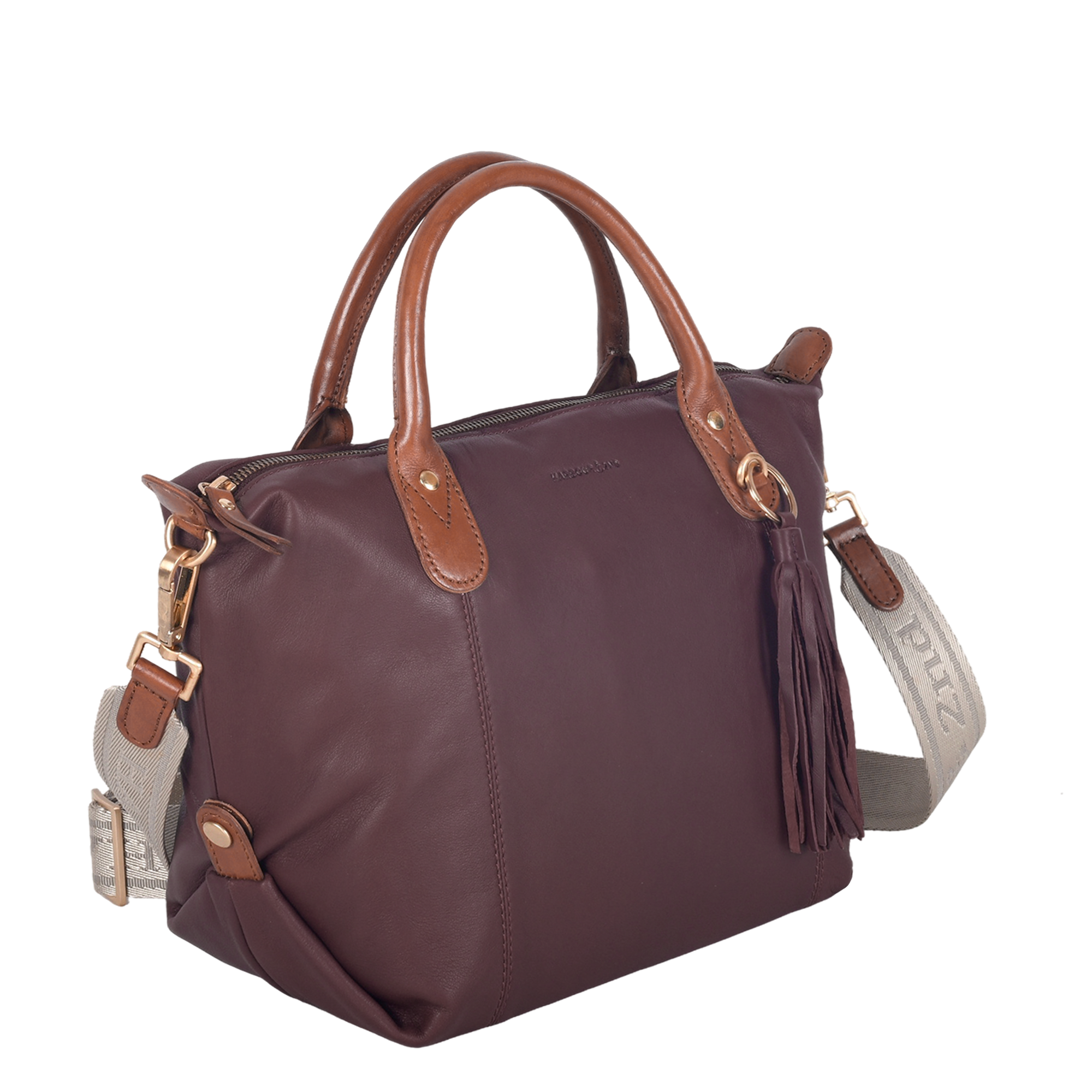 HARBOUR 2nd Handtasche Damen Henkeltasche, Umhängetasche mit dekorativem Anhänger