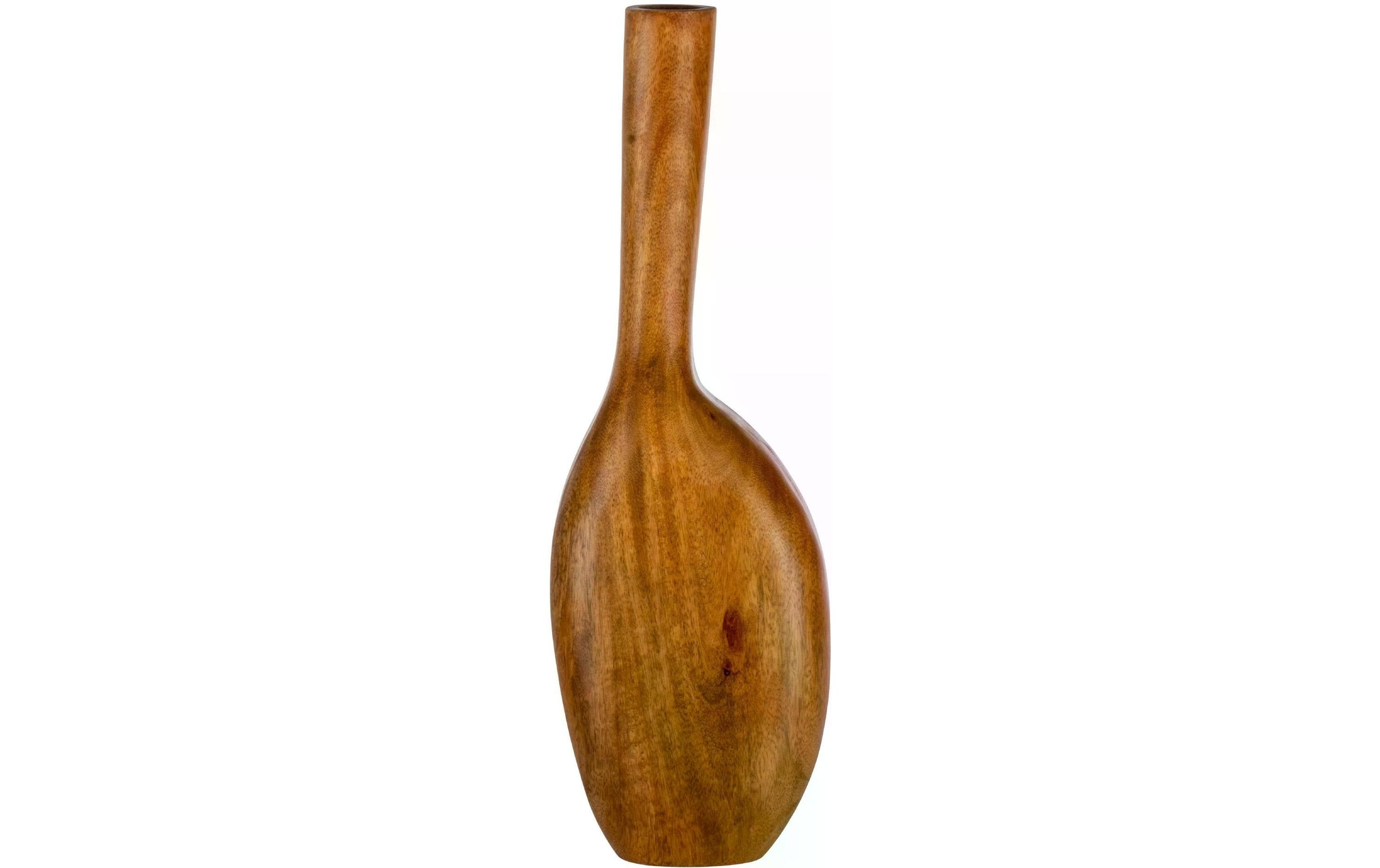 EGLO Dekovase »Vase Melobody 45442 cm, Braun«, Holzart: Mango (Indien)