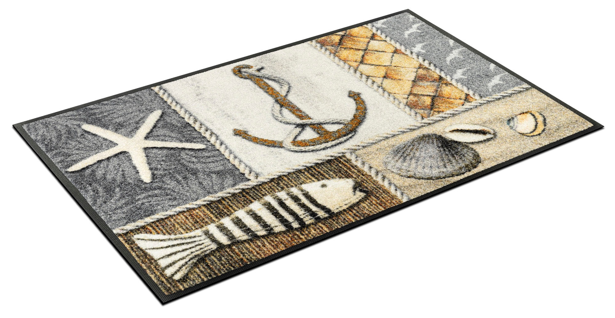 Image of wash+dry by Kleen-Tex Fussmatte »Coastline«, rechteckig, 7 mm Höhe bei Ackermann Versand Schweiz