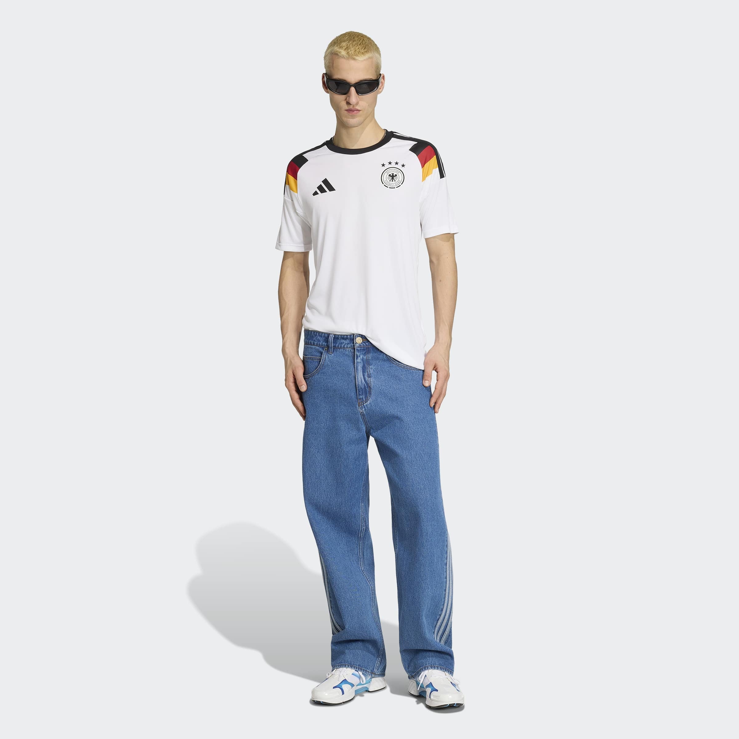 adidas Performance Maillot de foot »DFB H JSY FAN« pour adultes, maillot fan Allemagne Coupe du Monde 2026, en polyester
