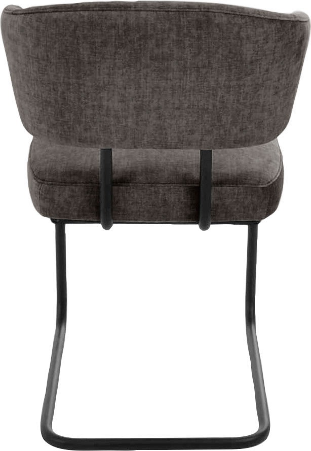 K+W Komfort & Wohnen Chaise cantilever »Mikkado Tube« () 1 cuisdos arrondi, structure tubulaire ronde, entretoise, confort d'assise