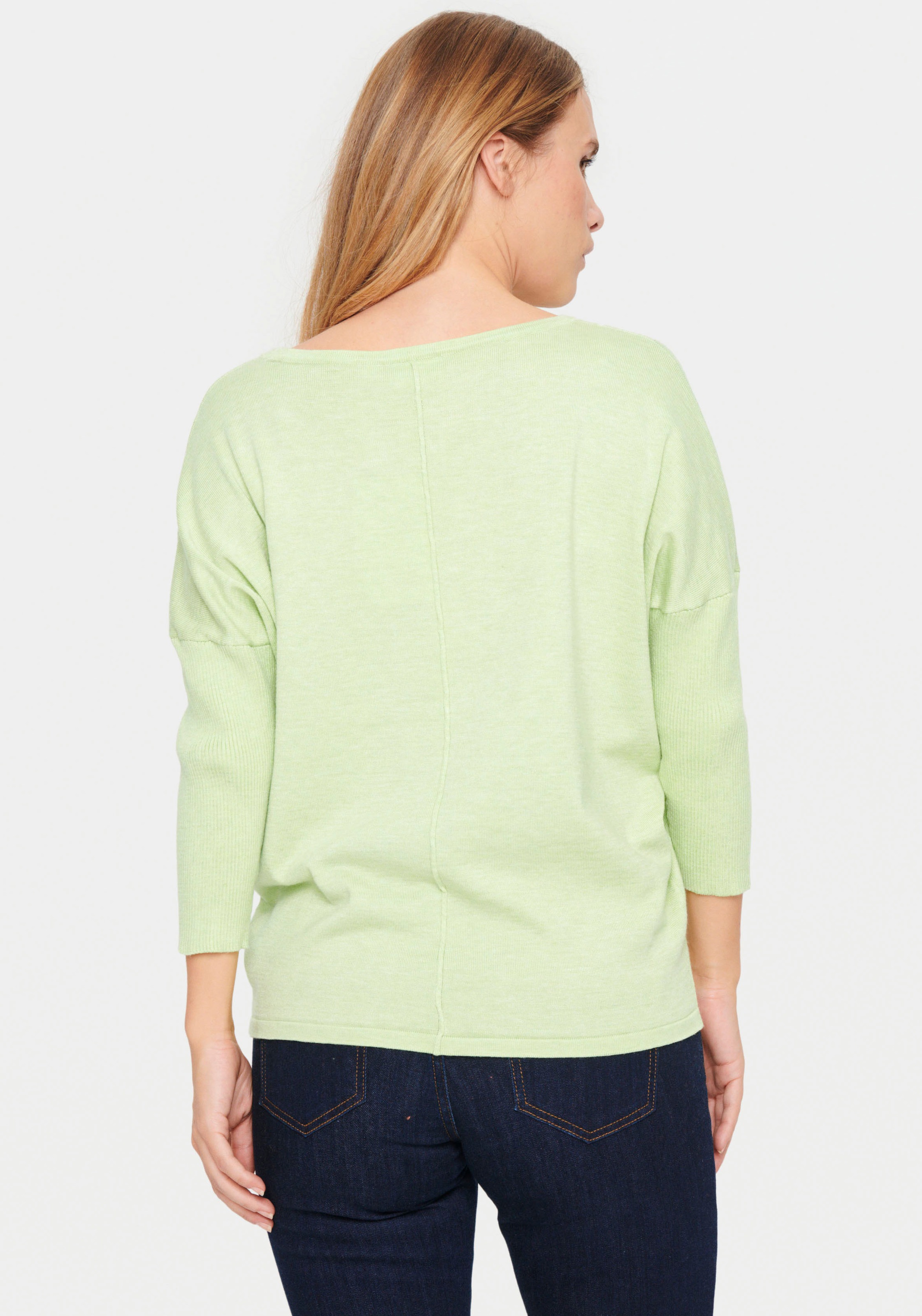 Saint Tropez Rundhalspullover »A2561, MilaSZ R-Neck Pullover«