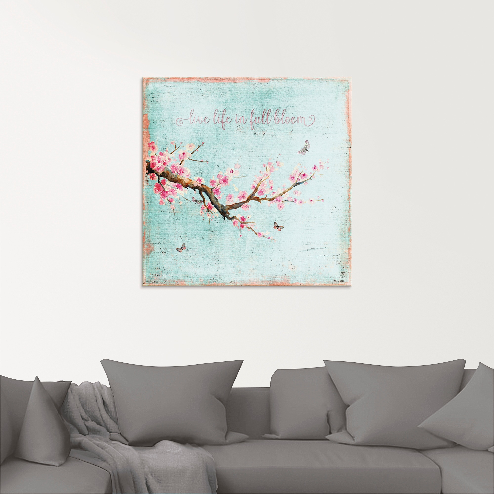 Artland Tableau en verre »Kirschblüte« 1 cuis tlg. in verschiedenen Grössen