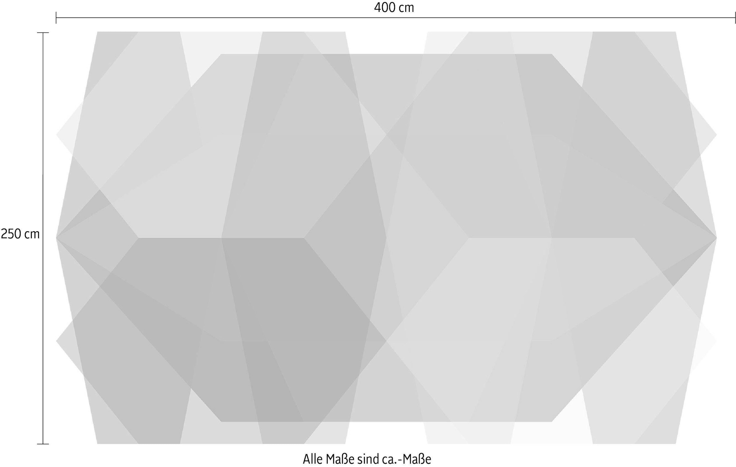 Komar Vliestapete »Digitaldruck Vlies -  Gem Stone Diamond - Grösse 400 x 250 cm« bedruckt glatt Wohnzimmer, Schlafzimmer