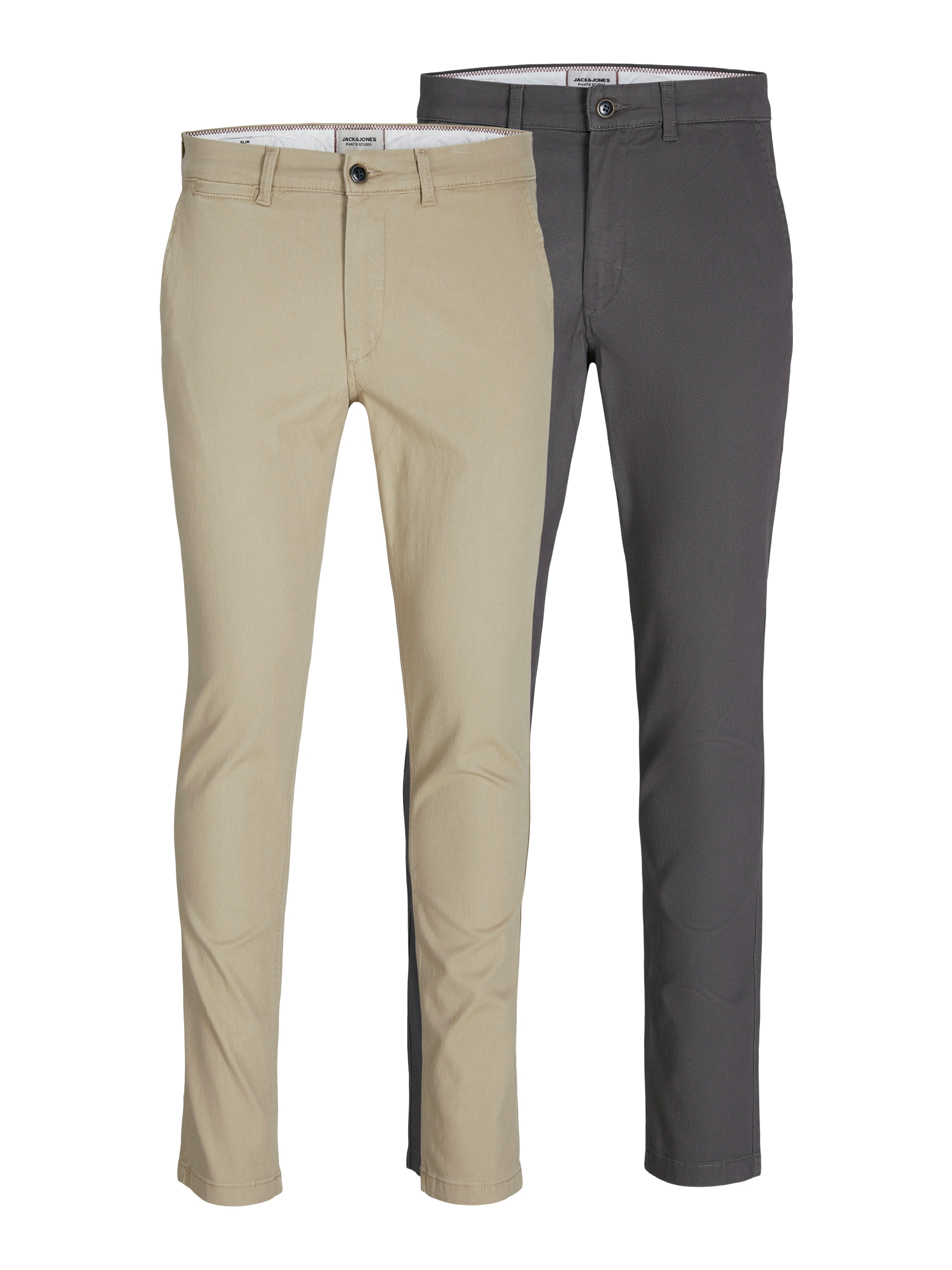 Jack & Jones Chinohose »JPSTMARCO JJDAVE 2PK MP NOOS«, (Packung, 2 tlg.)