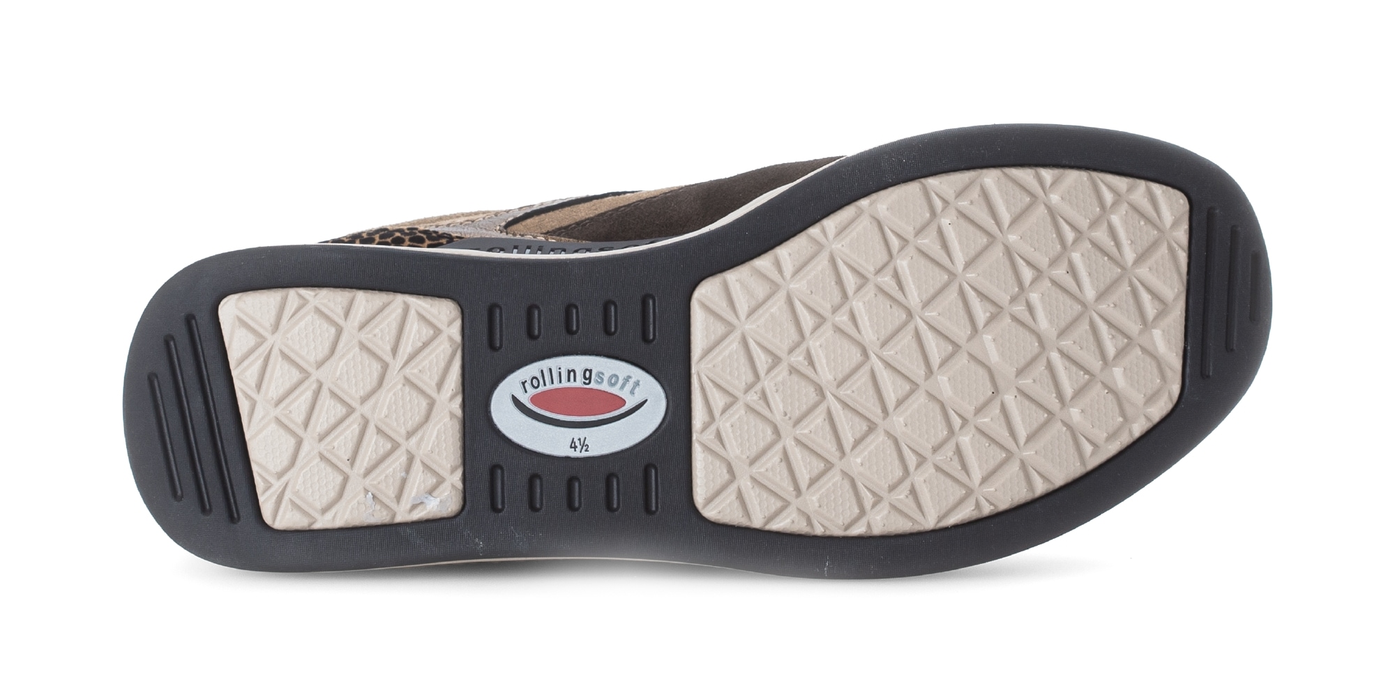 rollingsoft Keilsneaker  , Schnürschuh, Halbschuh, Freizeitschuh mit seitlichem Reissverschluss