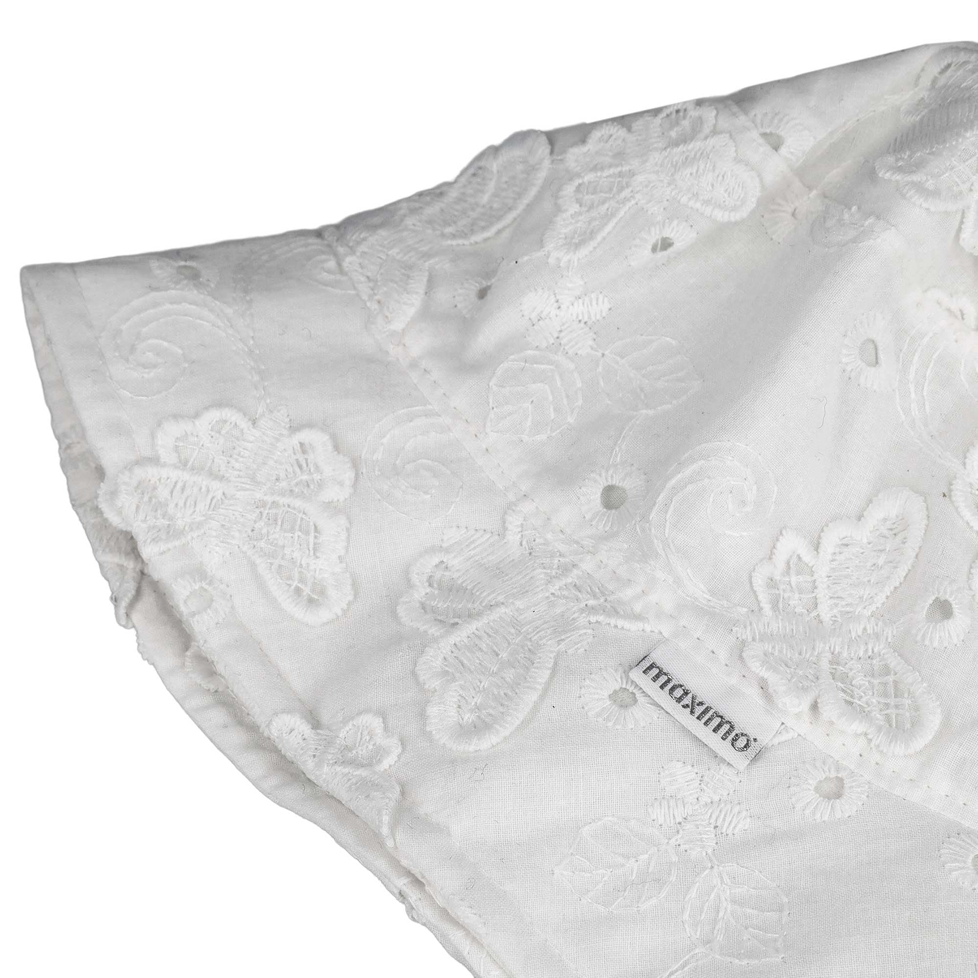 MAXIMO Sonnenhut 1 Stk. Fischerhut, Weiss, Schmetterlingsmotiv