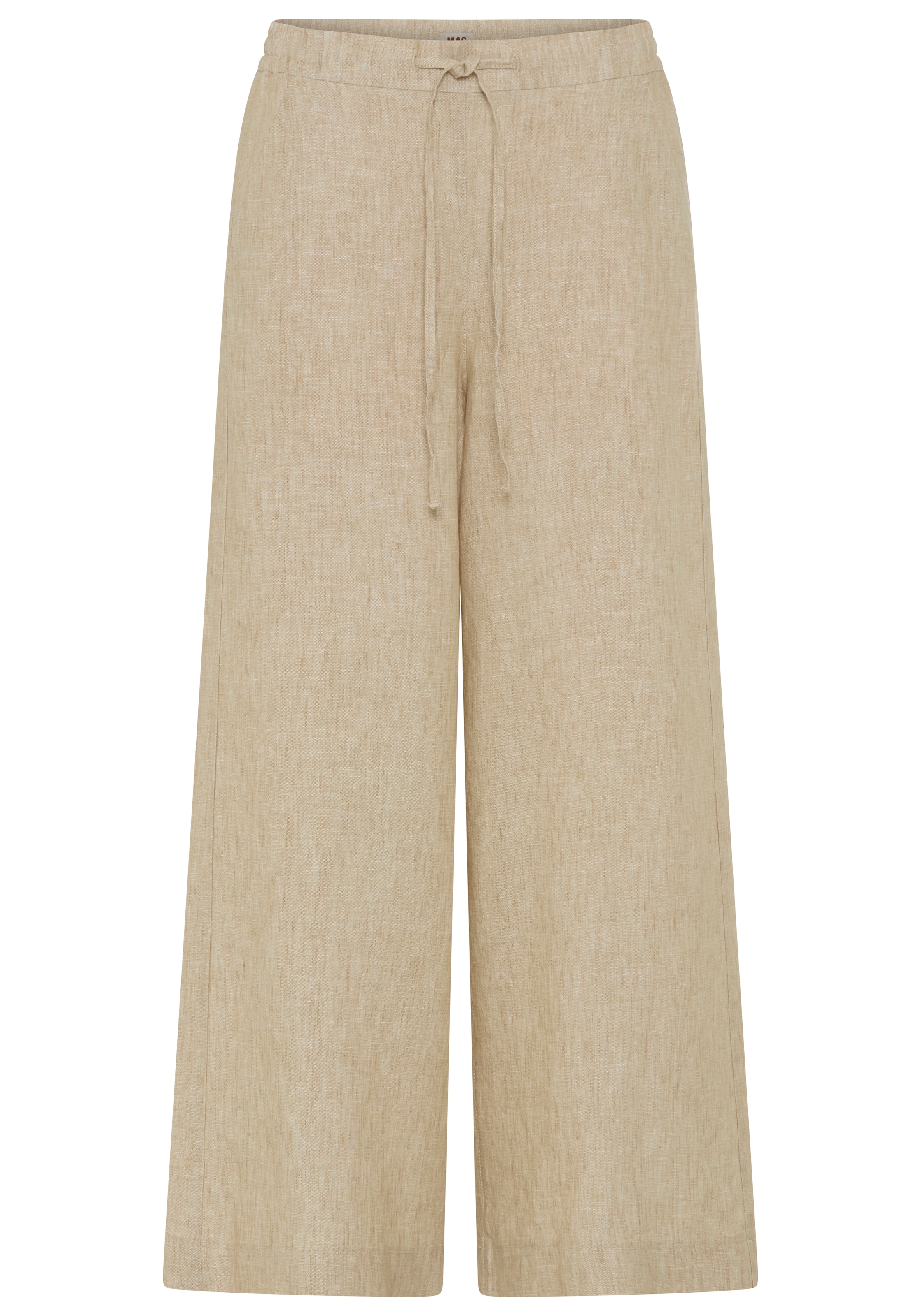 MAC Pantalon en lin »CALLIE cropped«  rayé avec cordon de serrage