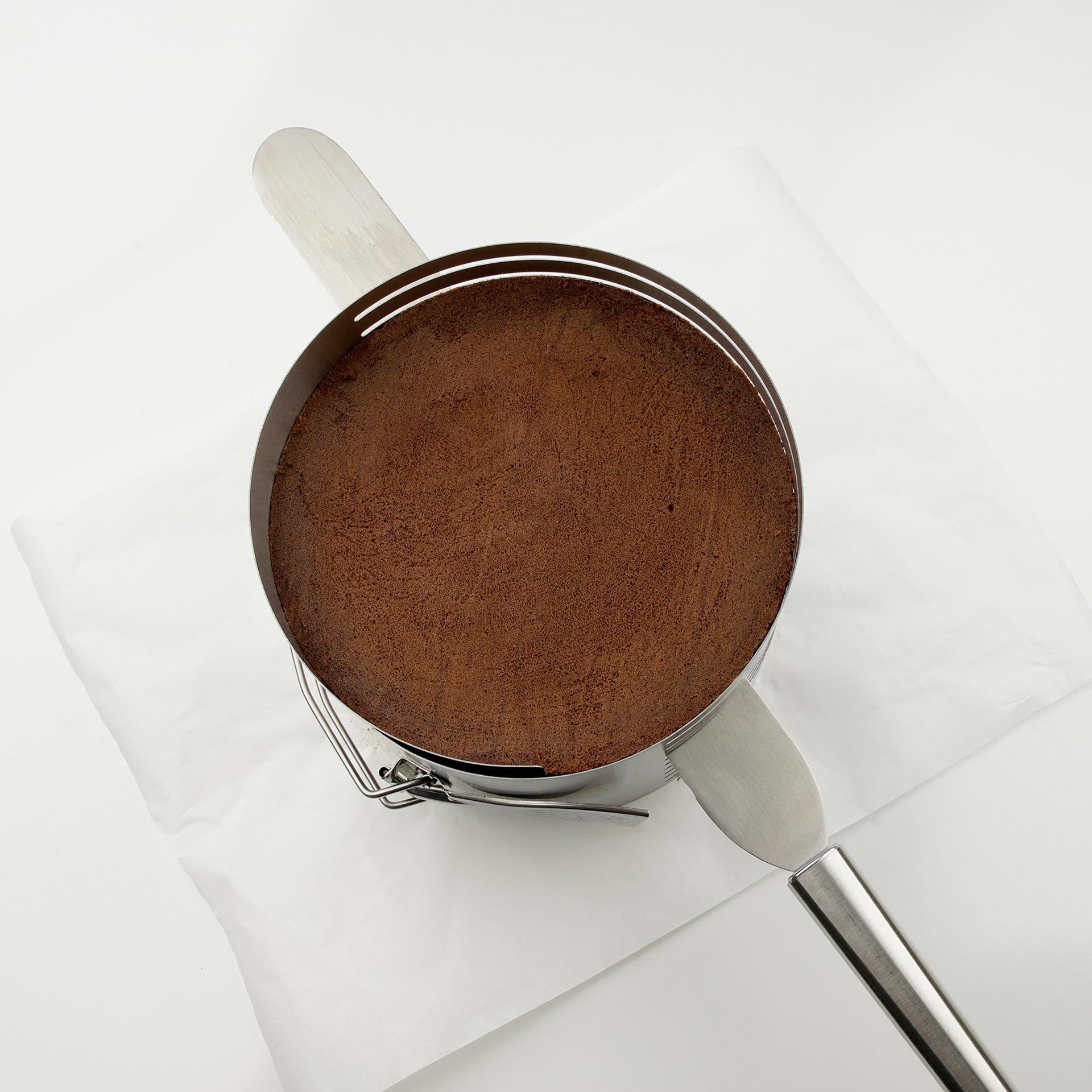 Dr. Oetker Küchenhelfer Cercle à tarte »Tortenboden-Schneidhilfe Ø18-20x12 cm« extra hoch, verstellbar, perfekt zum gleichmässigen Schneiden von Böden