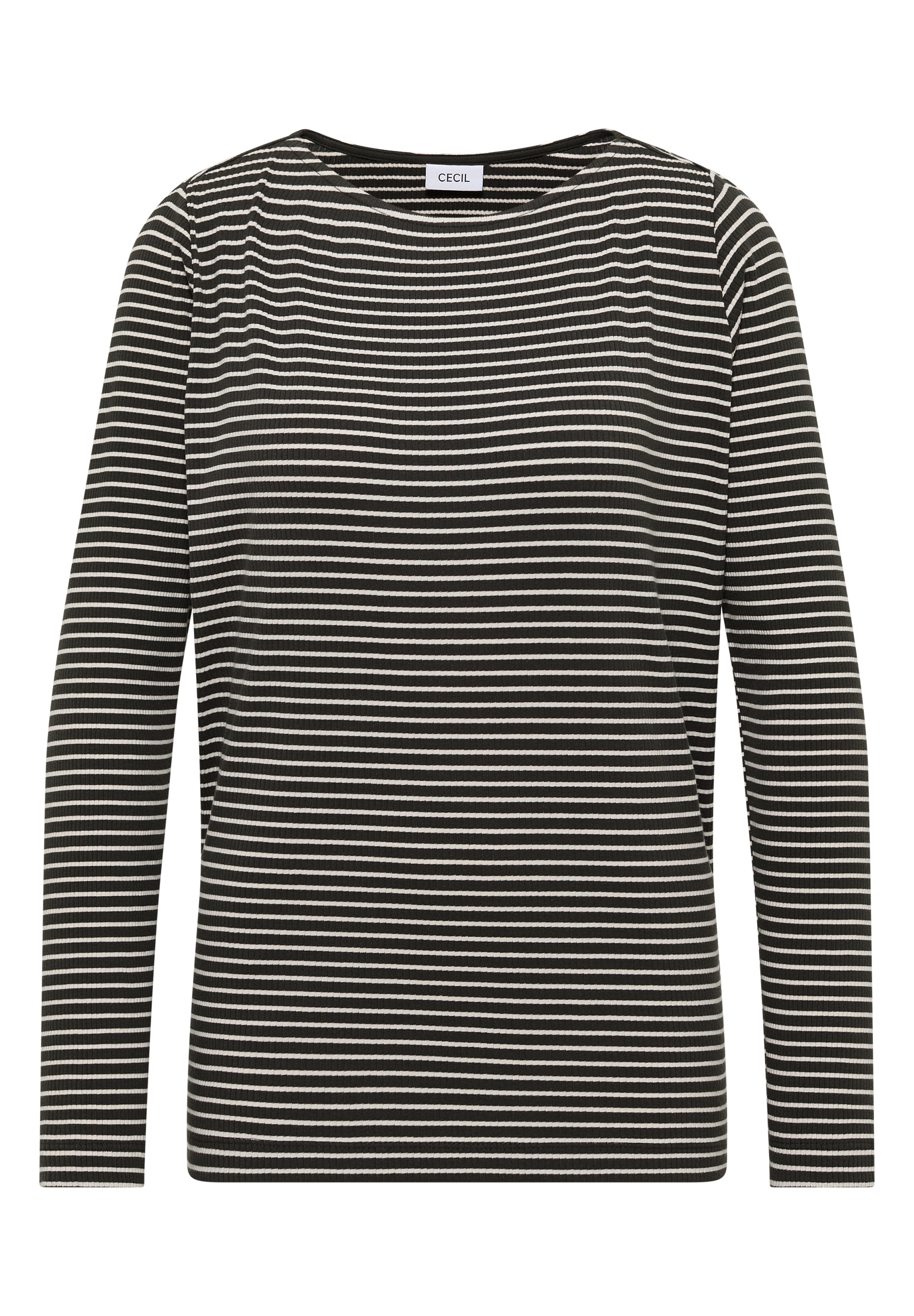 Cecil Langarmshirt mit Streifen-Muster