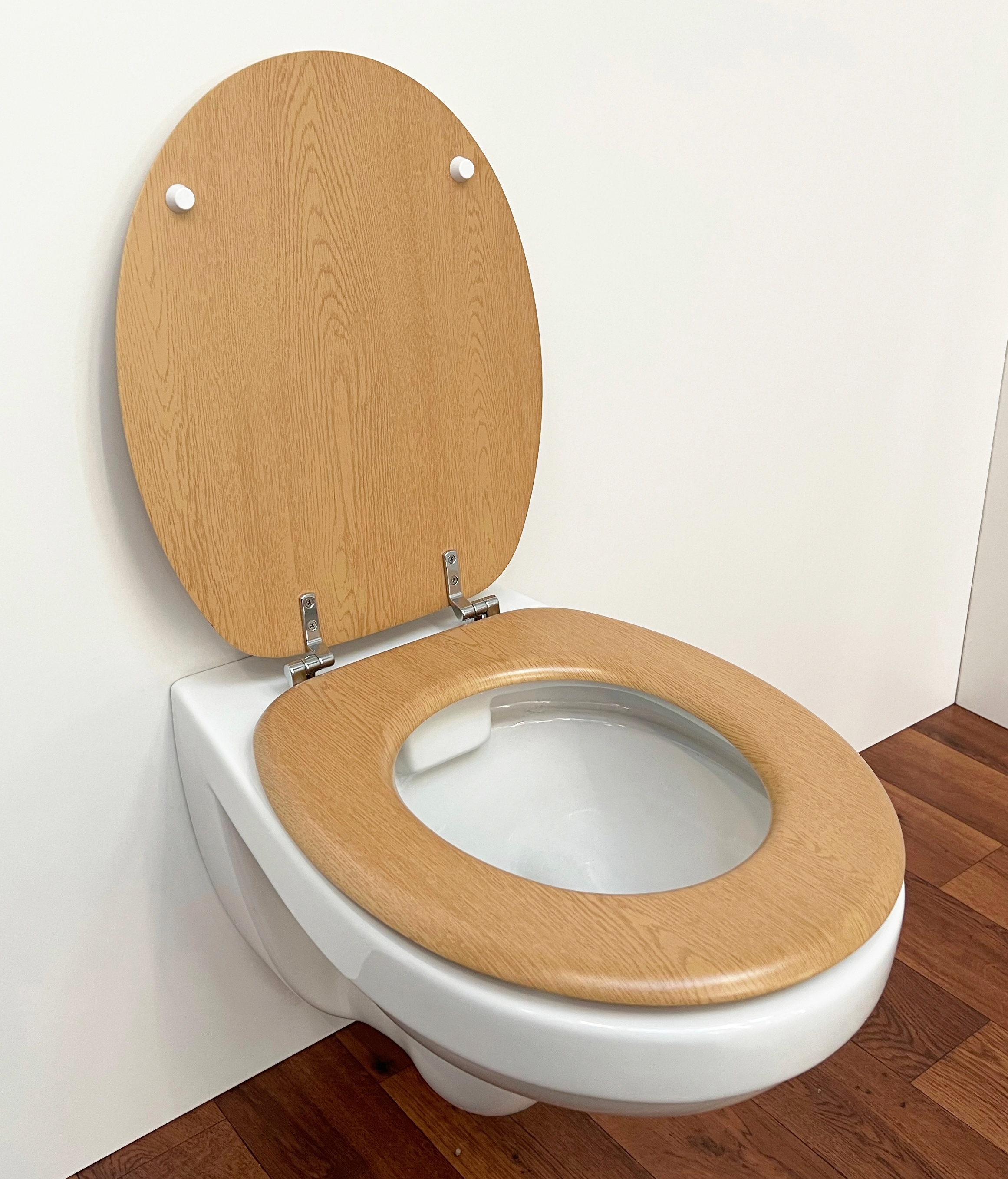 ADOB WC-Sitz, äusserst stabil, Messing verchromte Scharniere