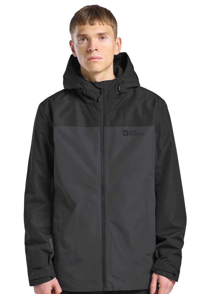 Jack Wolfskin 3-in-1-Funktionsjacke »TAUBENBERG 3IN1 JKT M«, mit Kapuze