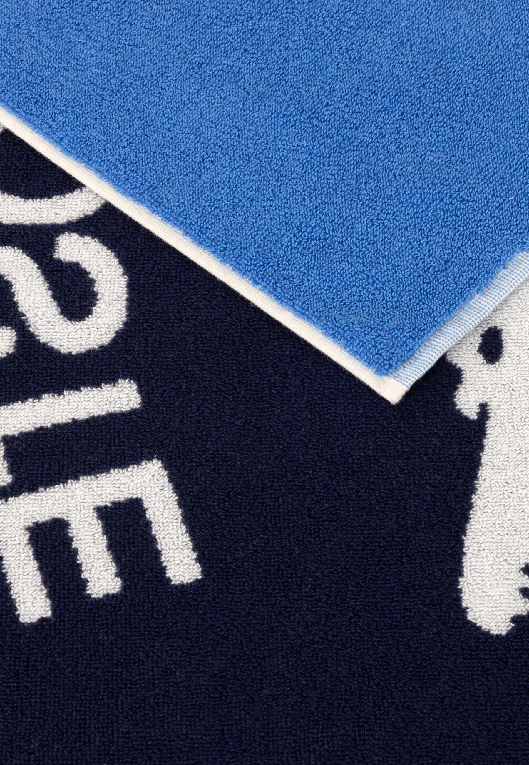 Lacoste Serviette de plage »BADGE« avec applications d'étiquettes
