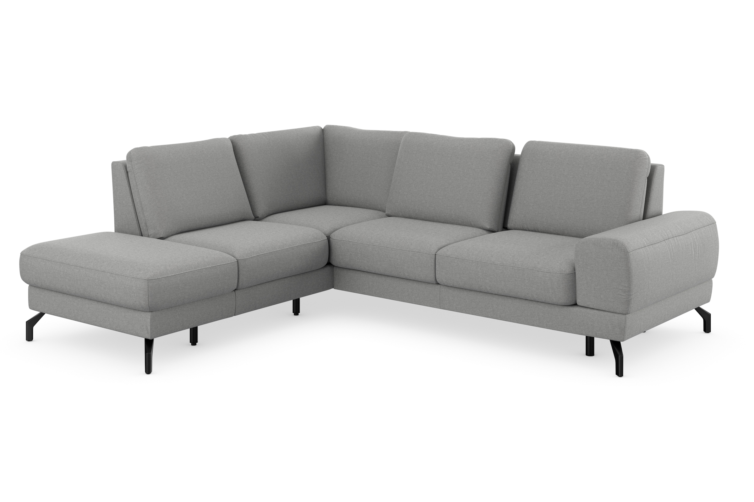sit&more Canapé d'angle »Cinturo L-Form« inklusive Sitztiefenverstellung und Federkern, Sitzhöhe 45 cm