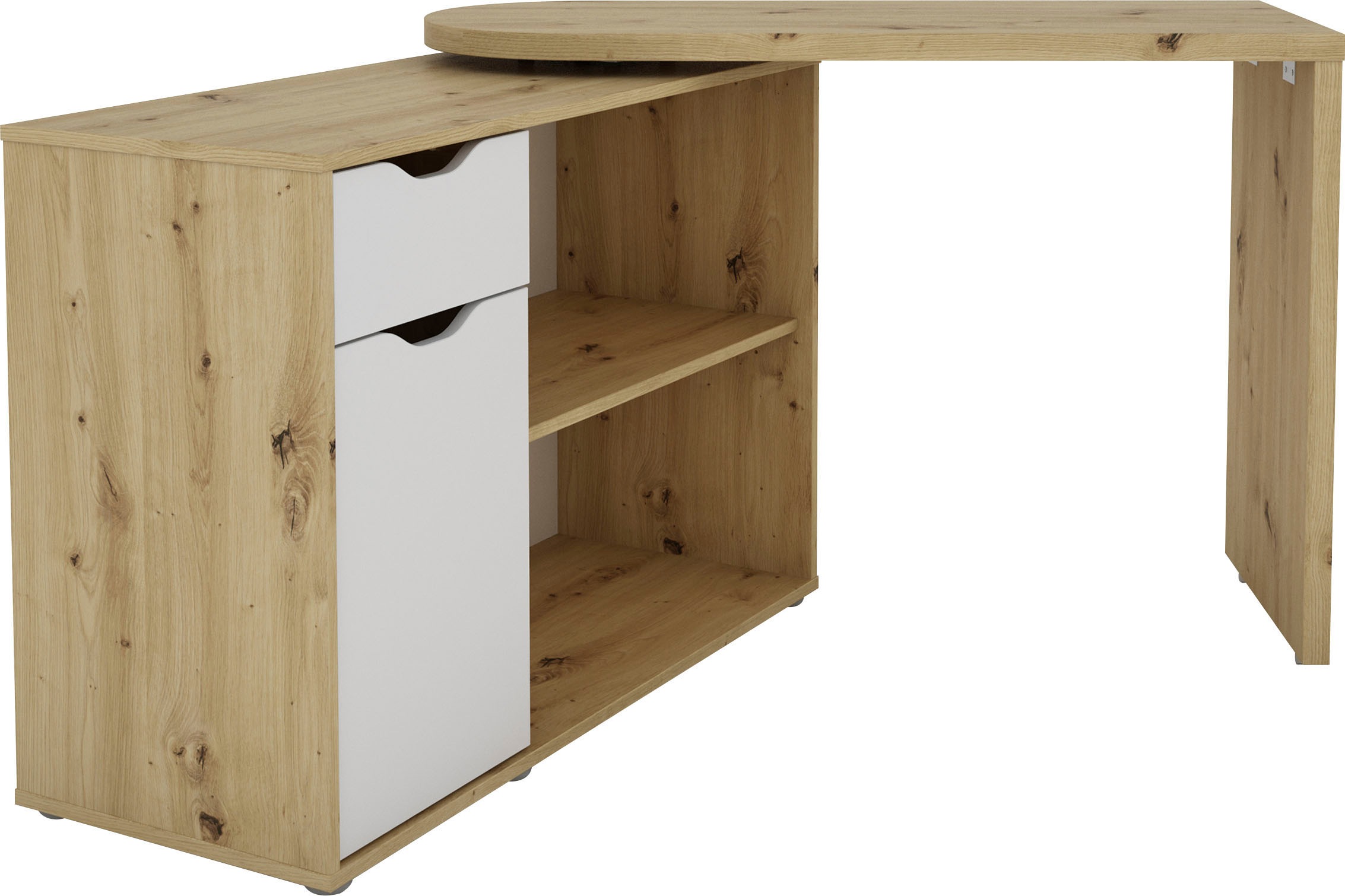 Homexperts Schreibtisch »Turner«, mit drehbarer Tischplatte