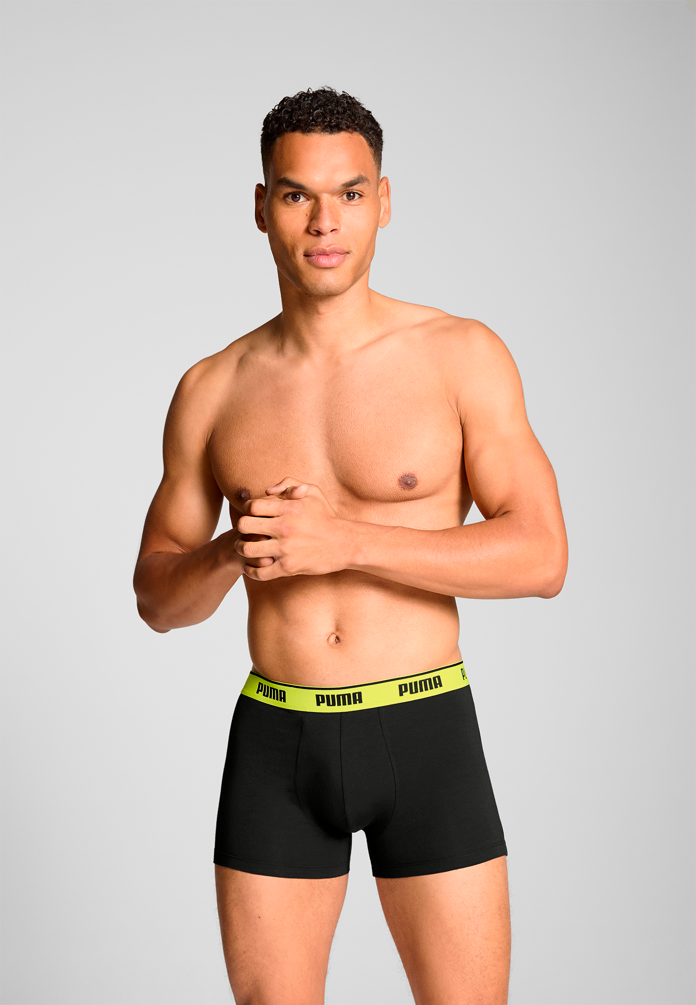 PUMA Boxers »PUMA MEN EVERYDAY BASIC BOXERS 3P« ceinture élastique confortable avec logo
