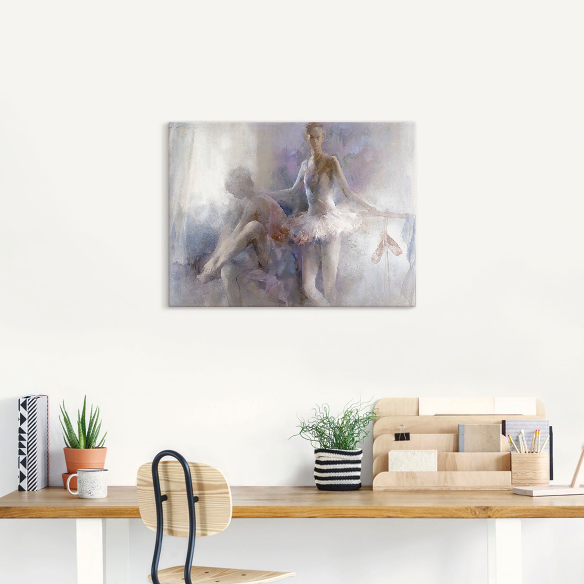 Artland Leinwandbild »Ballett-Mädchen« Sport 1 Stk. tlg. auf Holzrahmen gespannt