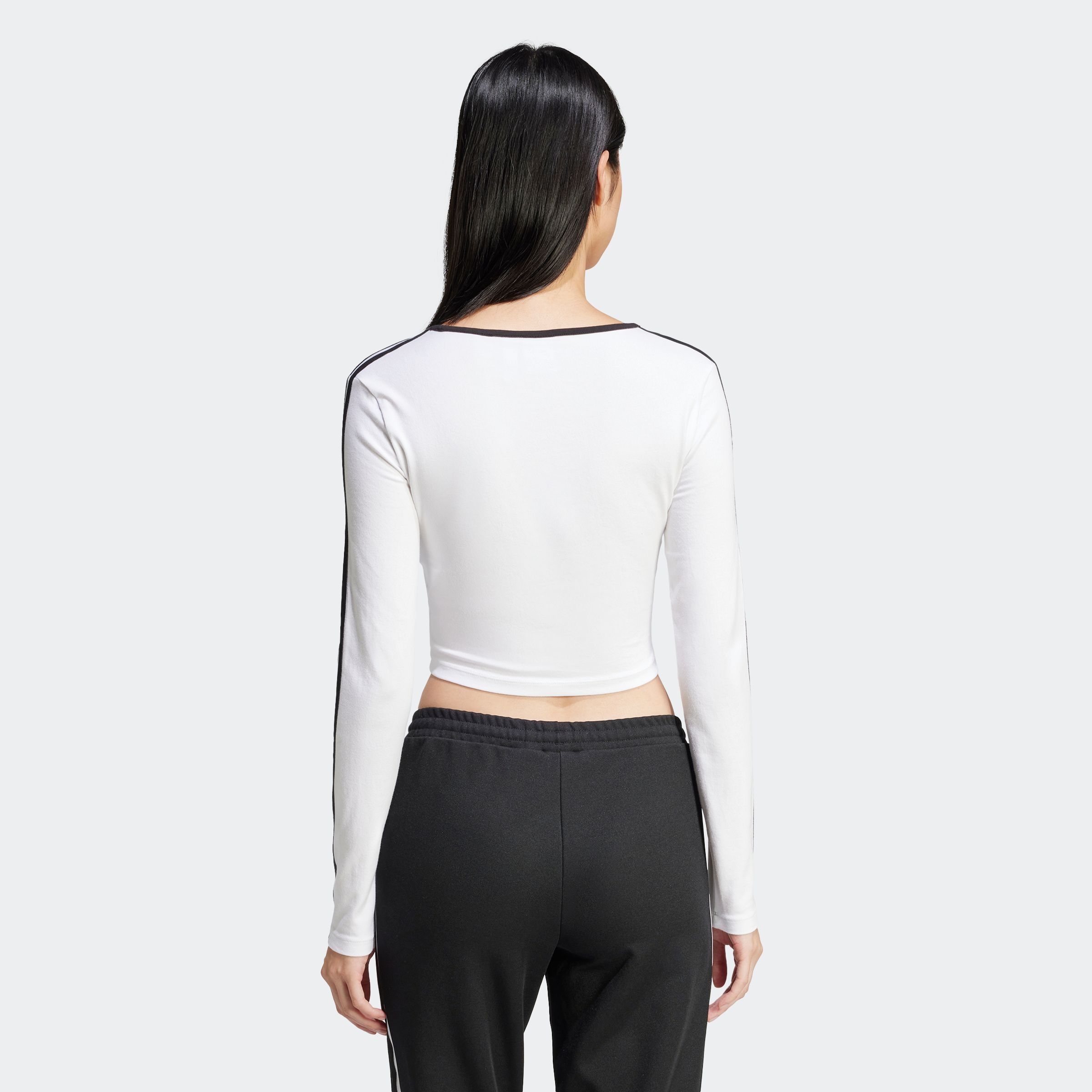 adidas Originals Langarmshirt »3S LS CROP«