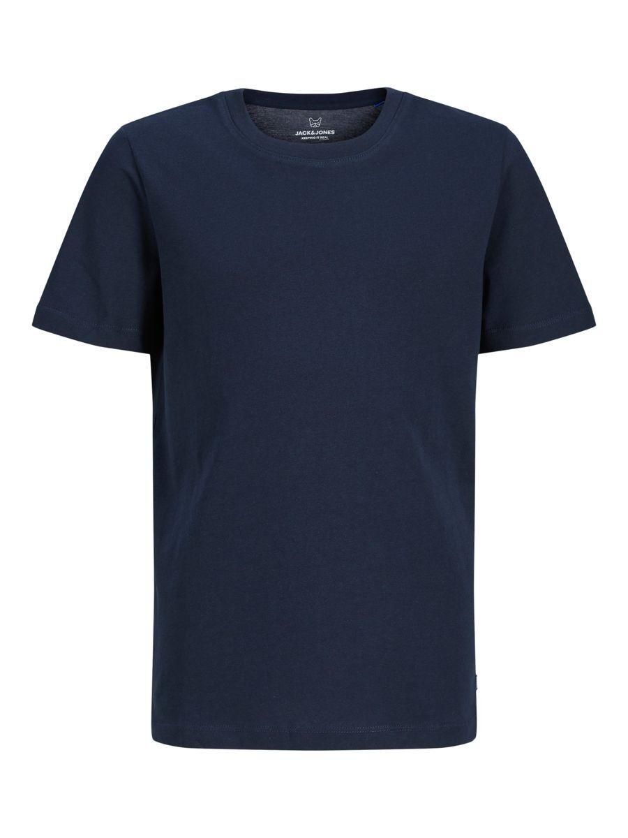 Jack & Jones Junior Rundhalsshirt »JJEORGANIC figurbetont, atmungsaktiv, kombinierbar« unifarben, casual, slim fit, Jersey, Rundhals