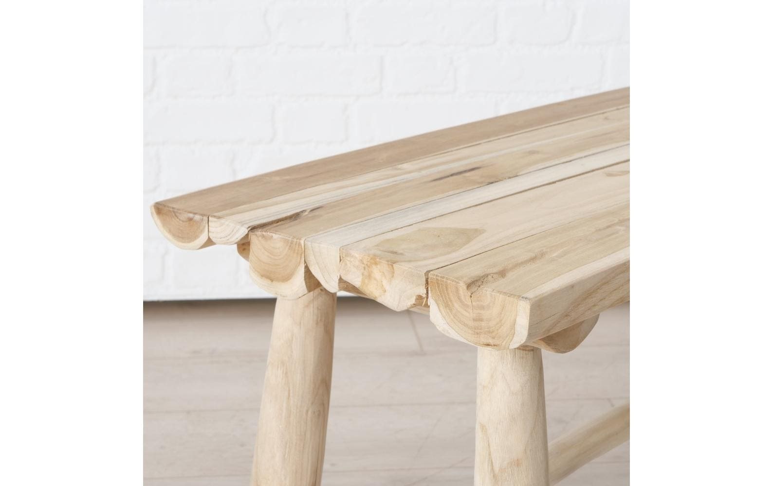 BOLTZE Sitzbank »Kuta Holz Nature«, Holz aus Indonesien