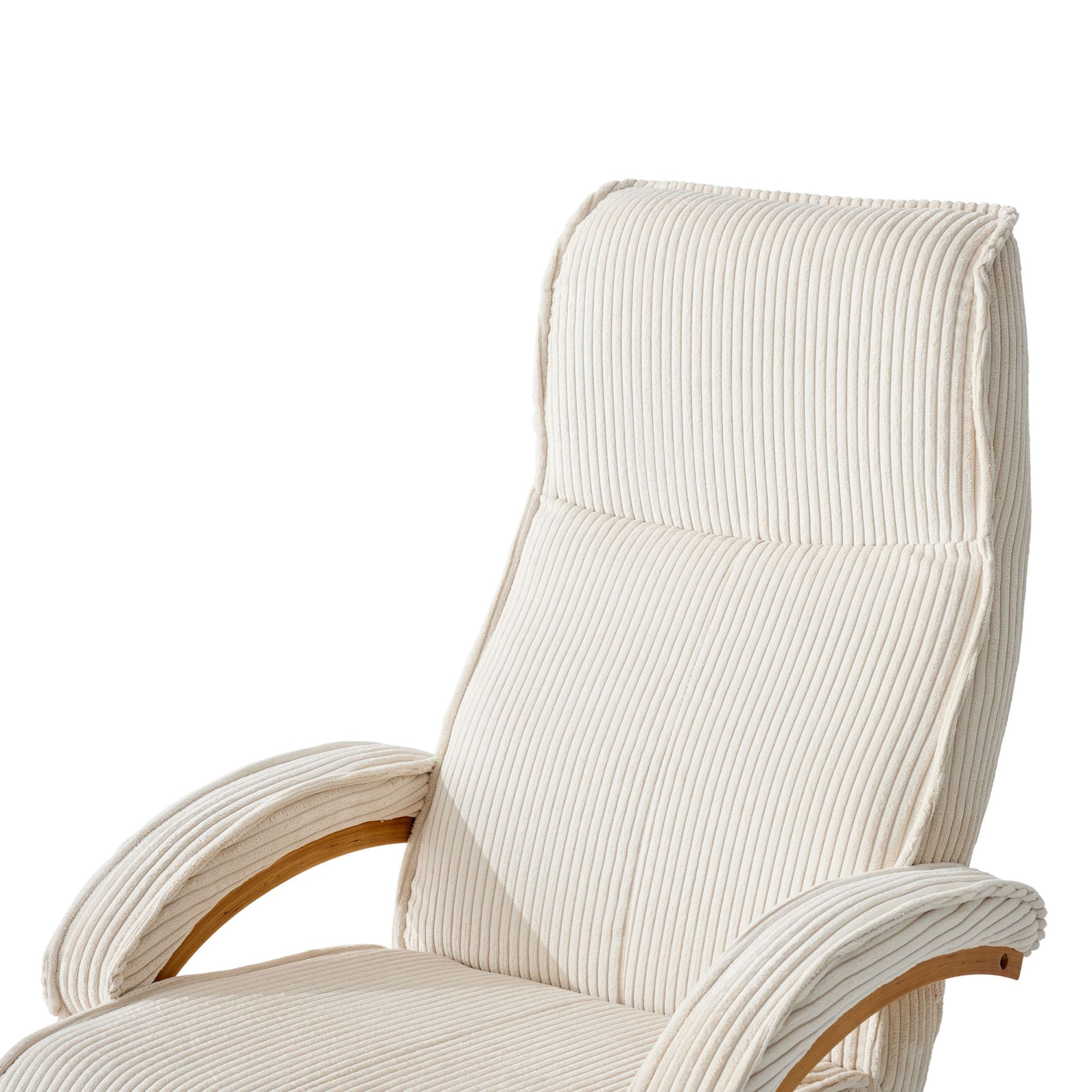 Home affaire Relaxsessel »mit Hocker PARIS neu: Cord - OTTO. Verlässliche Qualität.« bestehend aus Sessel und Hocker,  manuelle Relaxfunktion mit Drehfunktion, neu: Cord-Bezug