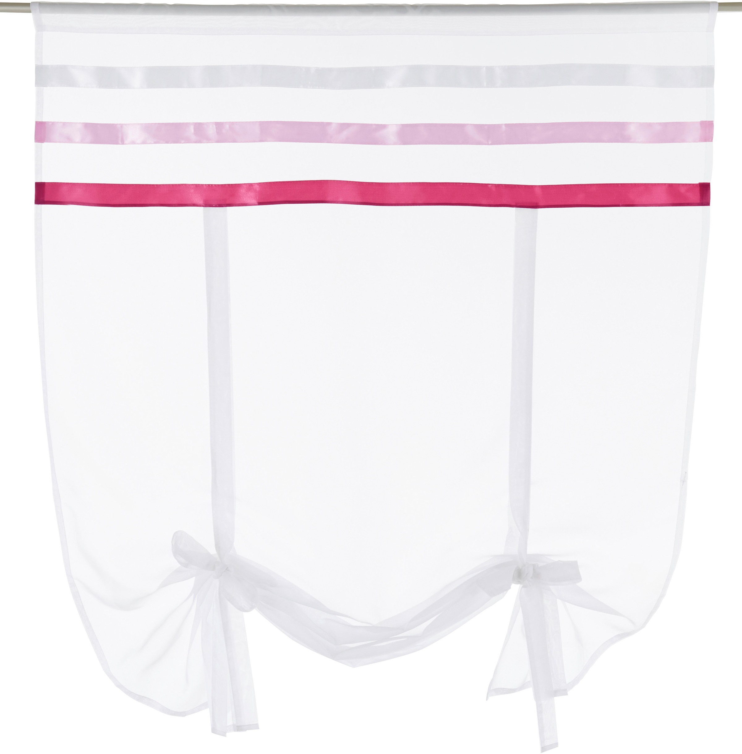 Image of my home Bindegardine »EBY«, (1 St.), Transparent, Satin, Polyester bei Ackermann Versand Schweiz